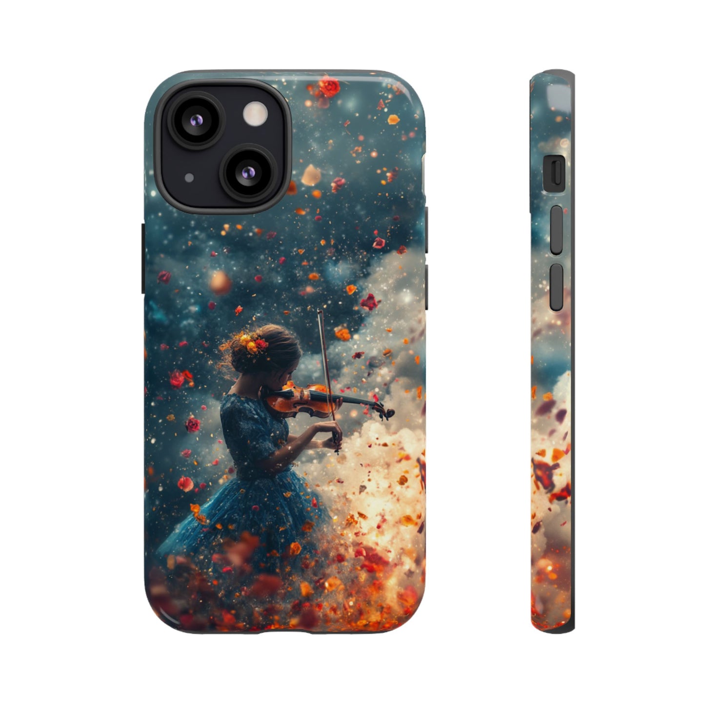 Petal Breeze Violinist Phone Case - iPhone, Google Pixel, Samsung Galaxy