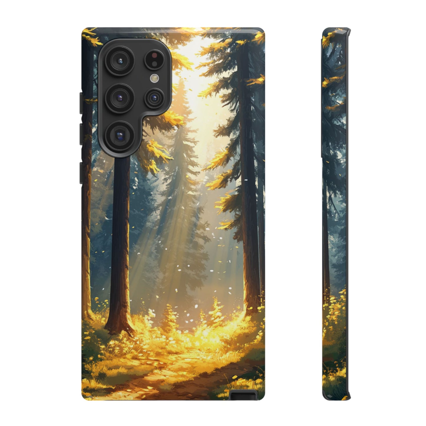 Golden Forest Path – Tough Samsung Galaxy Case