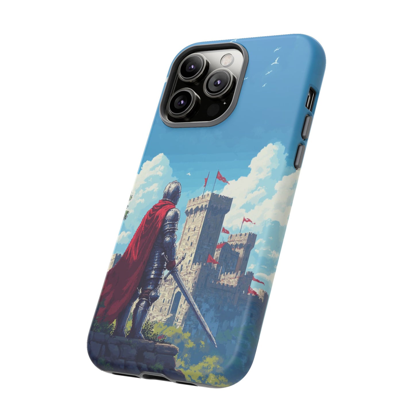 Pixel Knight Adventure Phone Case - iPhone, Google Pixel, Samsung Galaxy