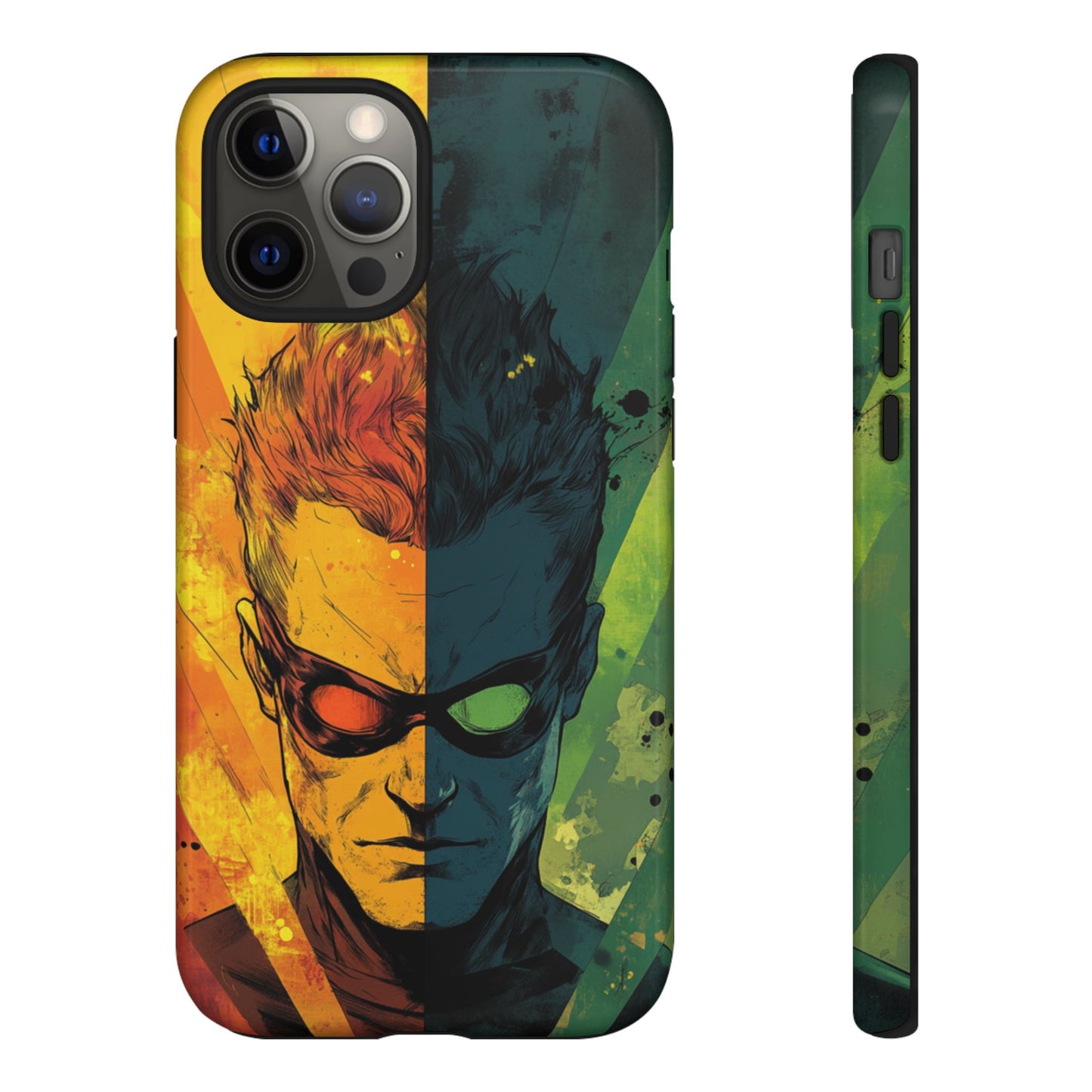 Split Spectrum Hero – Tough iPhone Case