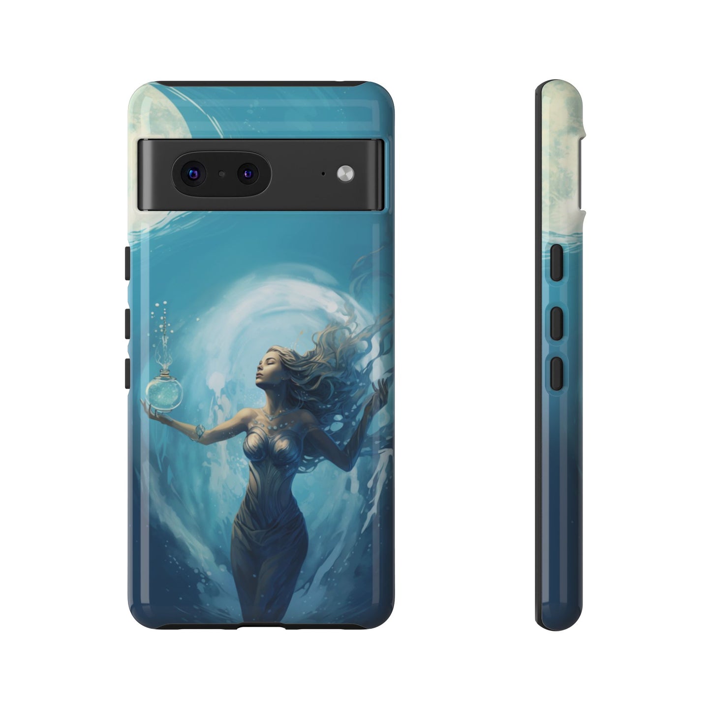 Aquarius Lunar Water Bearer Phone Case – iPhone, Google Pixel, Samsung Galaxy