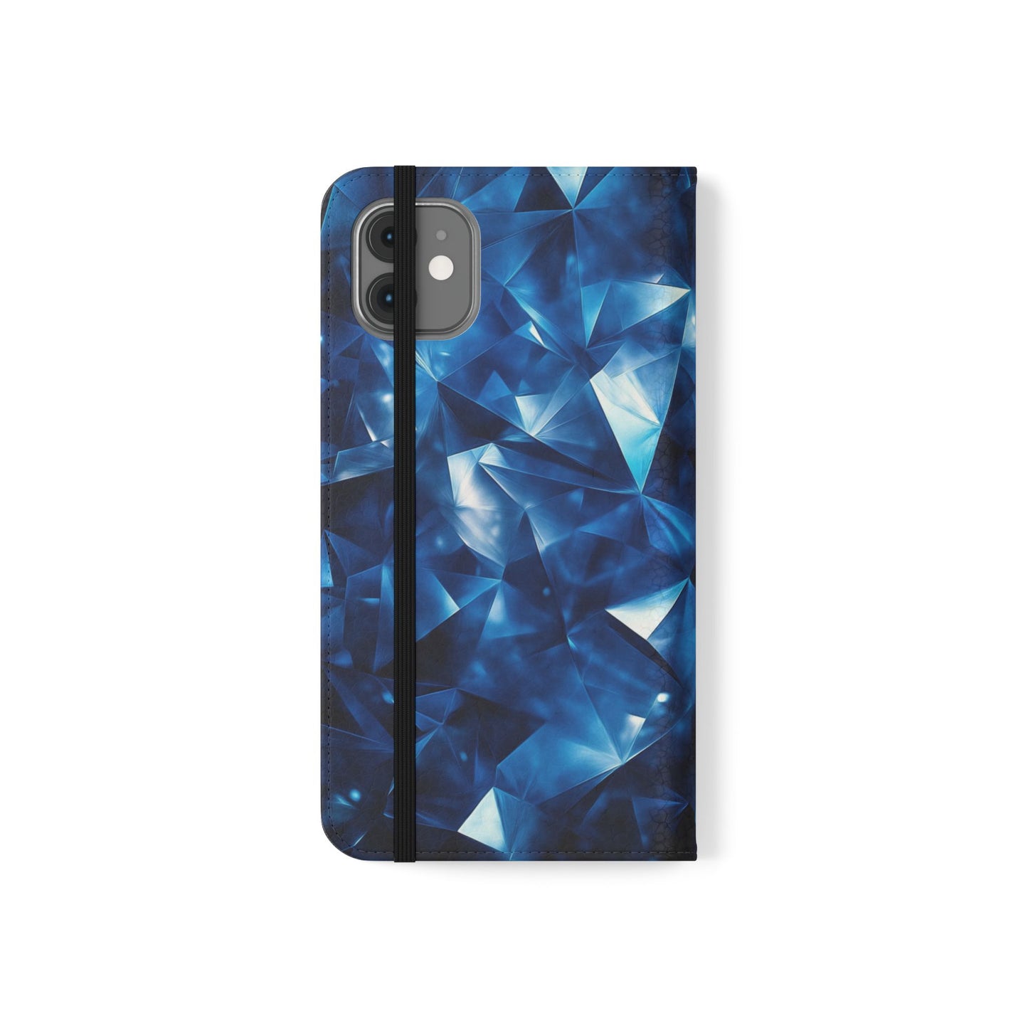 Sapphire Crystal Shards - Wallet Flip Case