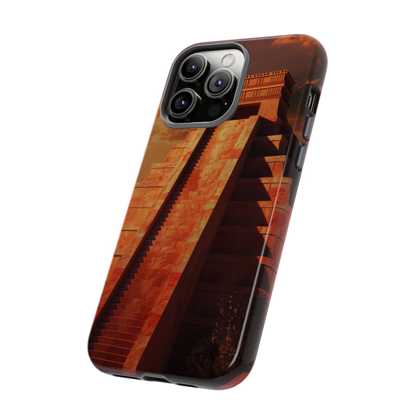 Mayan Pyramid Twilight Phone Case – iPhone, Google Pixel, Samsung Galaxy