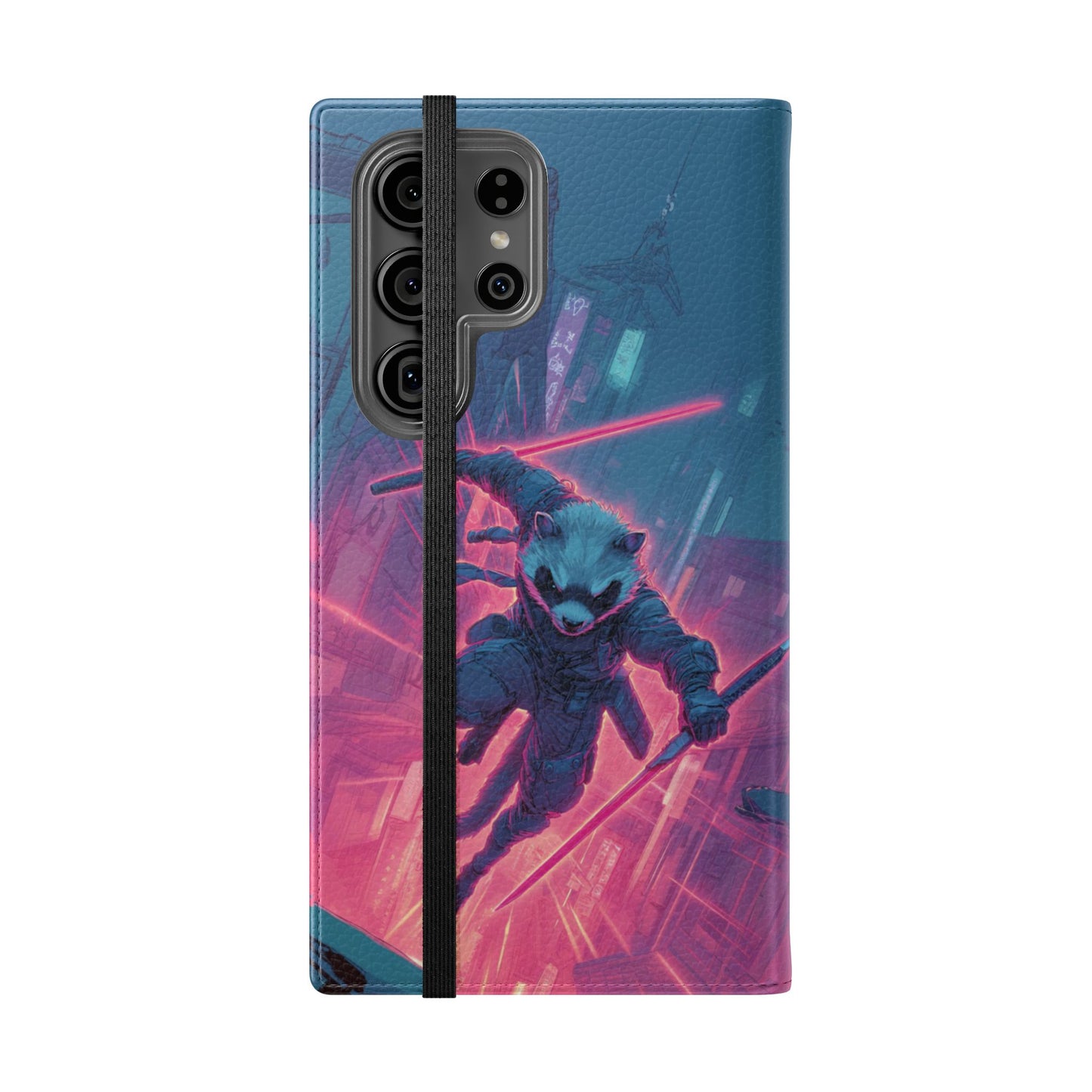 Cyberpunk Ferret - Wallet Flip Case