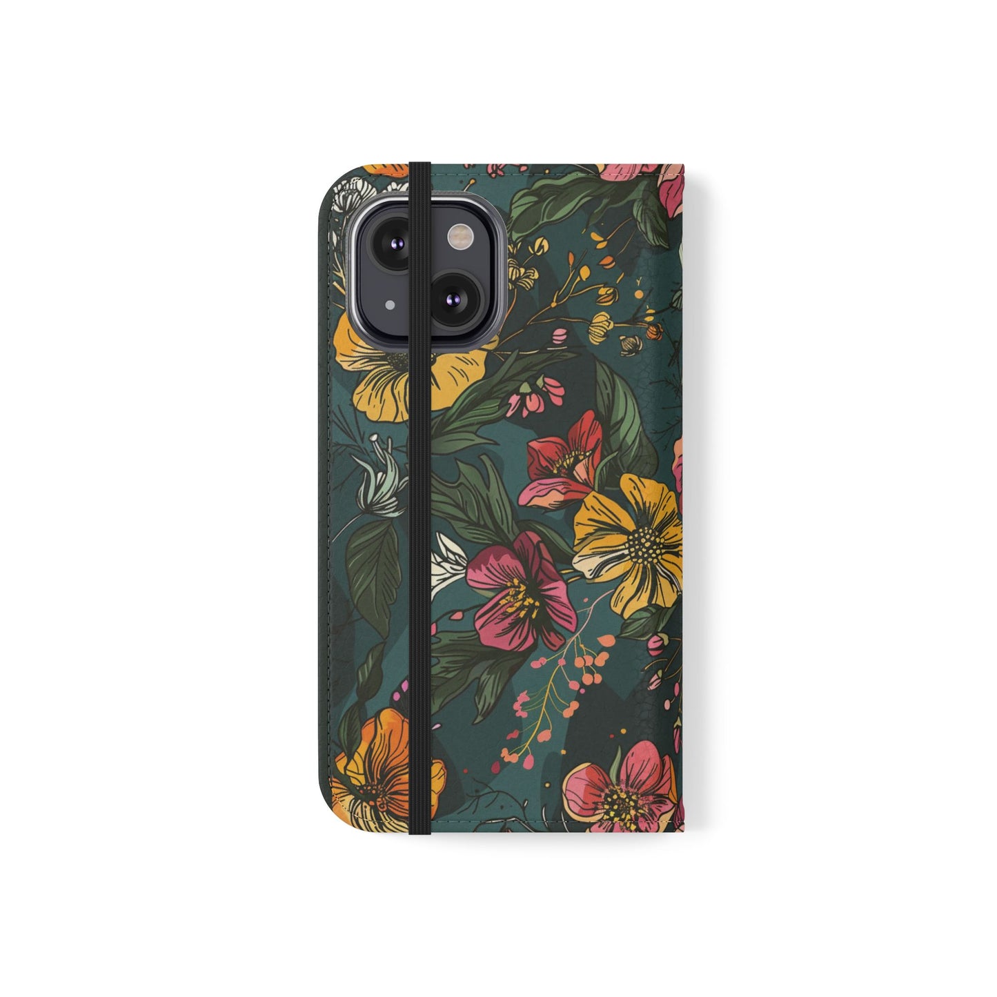 Vintage Floral Bloom - Wallet Flip Case