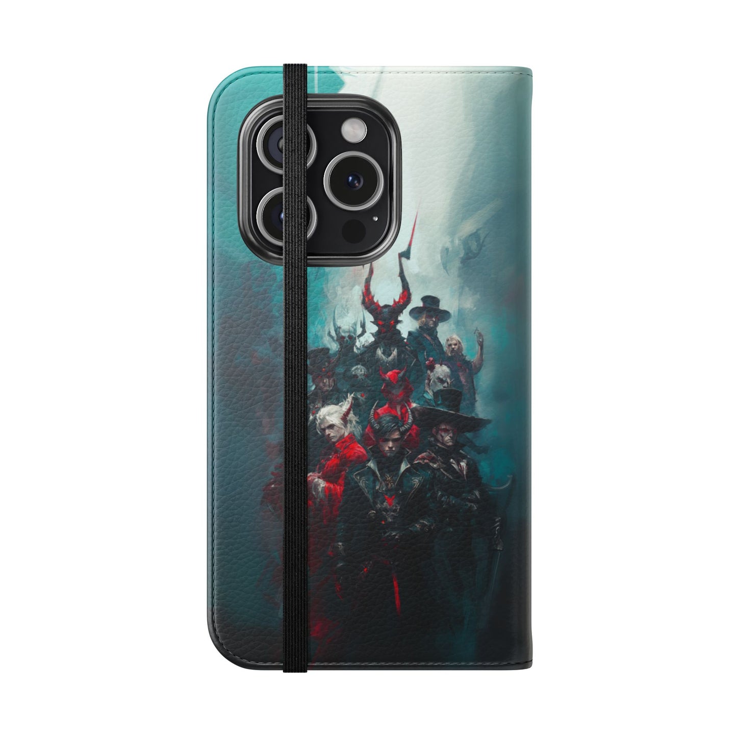 Dark Fantasy Demon Hunters - Wallet Flip Case