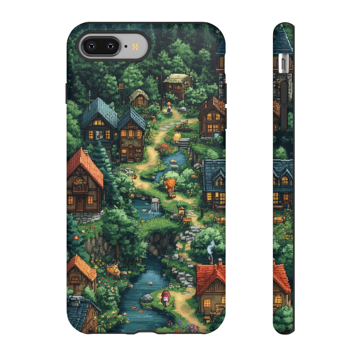 Pixel Forest Hamlet - Tough iPhone Case