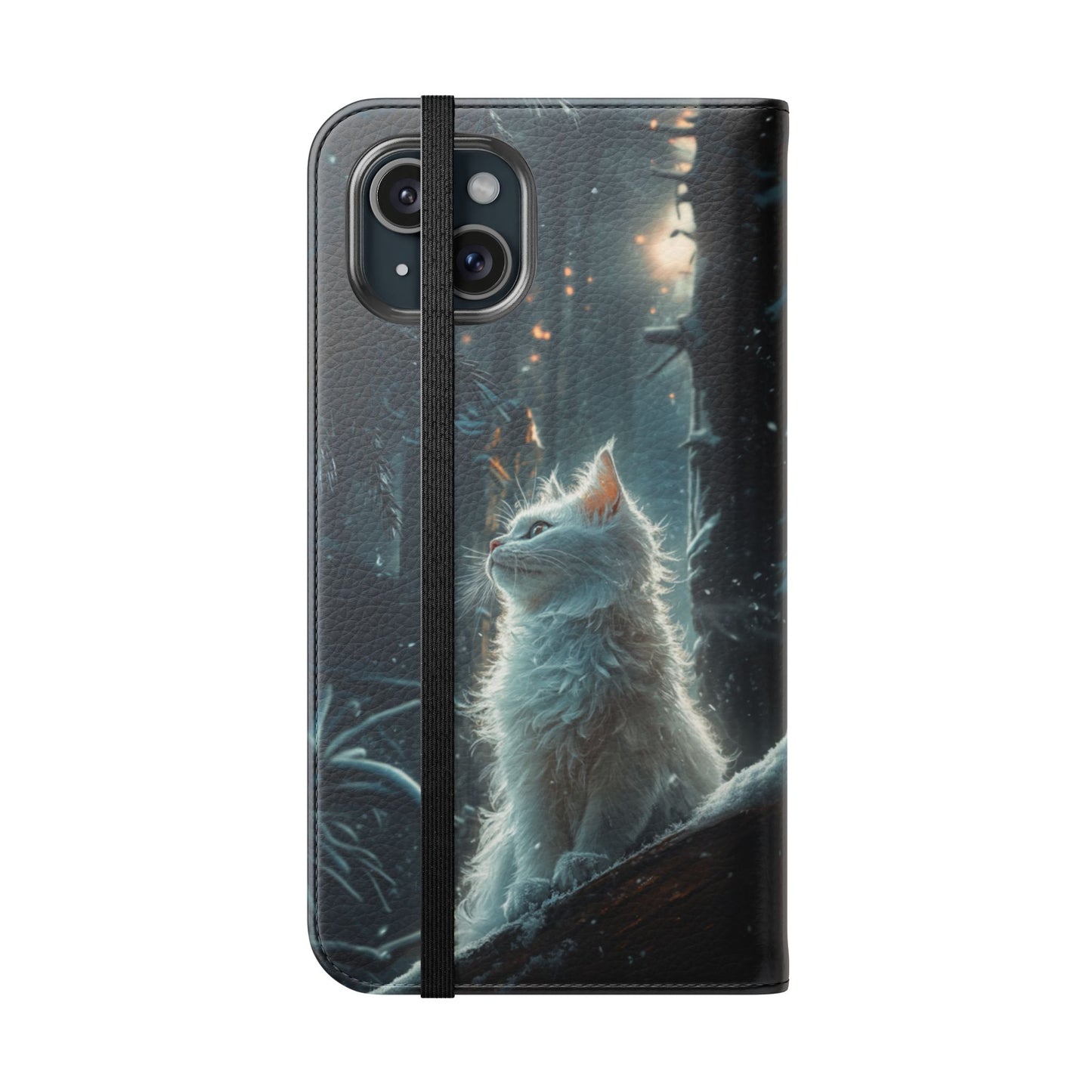 Winter Spirit Cat - Wallet Flip Case