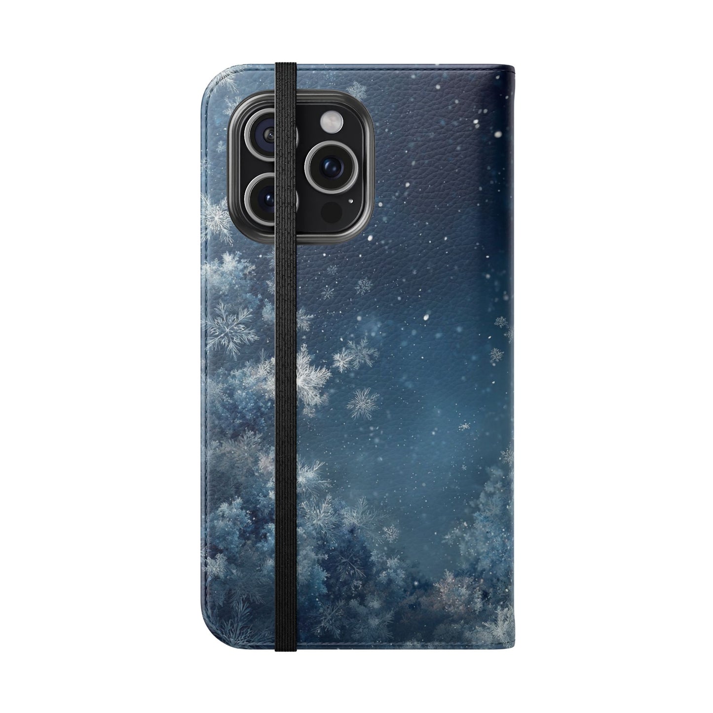 Winter Snowflakes - Wallet Flip Case