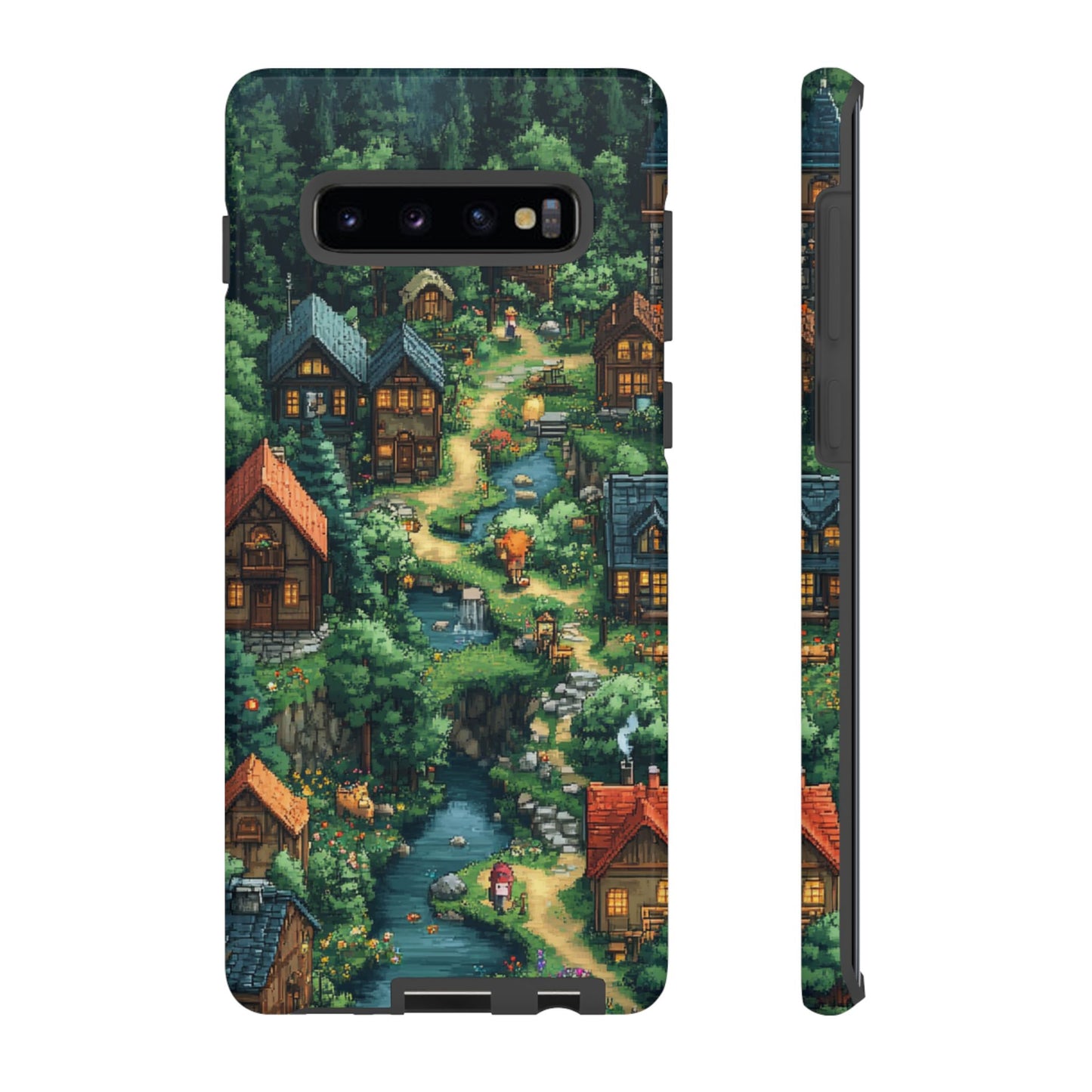 Pixel Forest Hamlet - Tough Samsung Galaxy Case