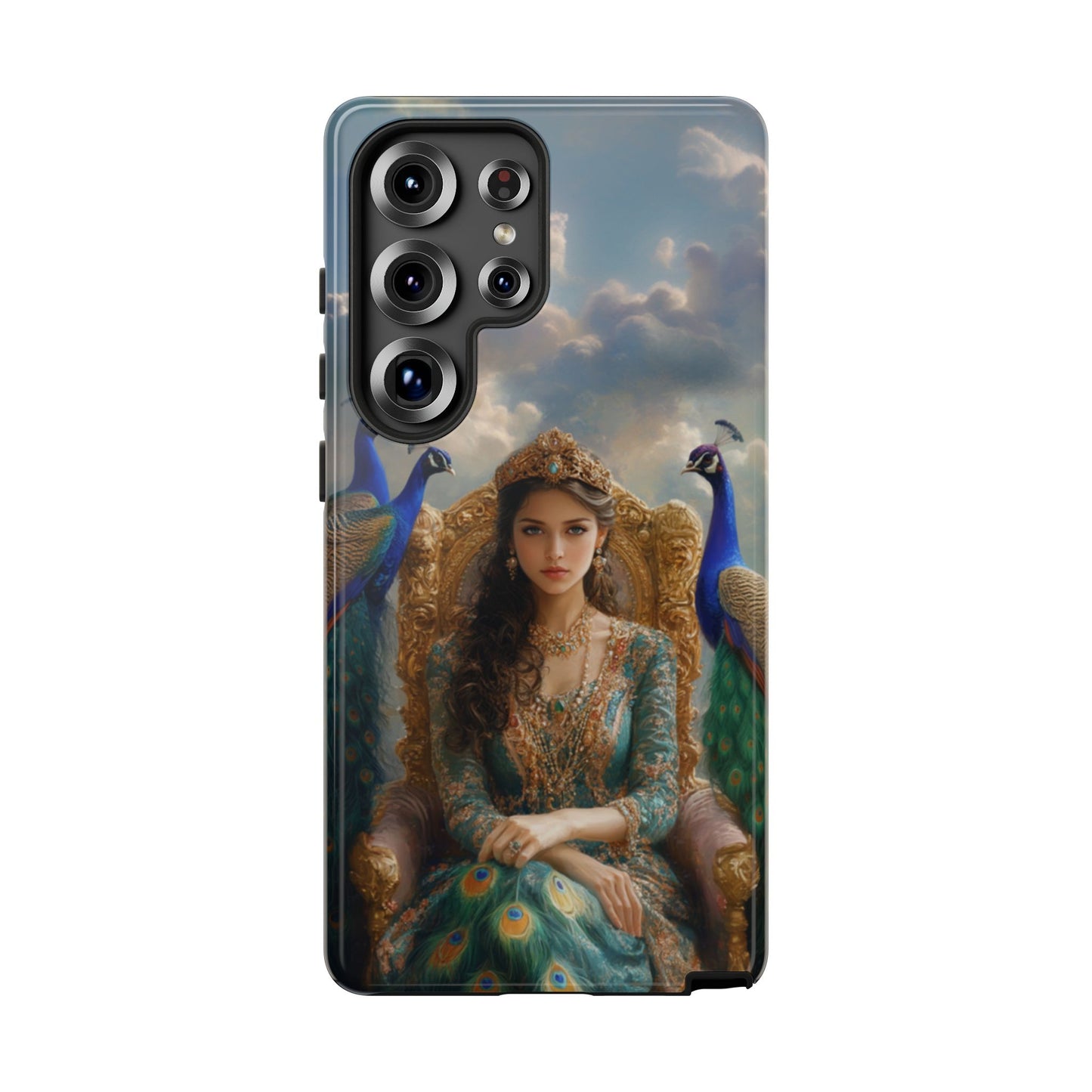 Hera Peacock Empress Golden Throne - Tough Samsung Galaxy Case