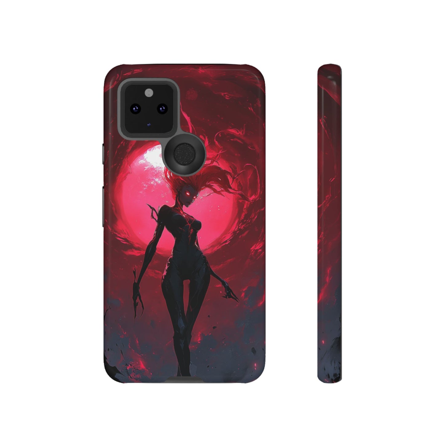 Crimson Eclipse Gothic Gaming Phone Case - iPhone, Google Pixel, Samsung Galaxy