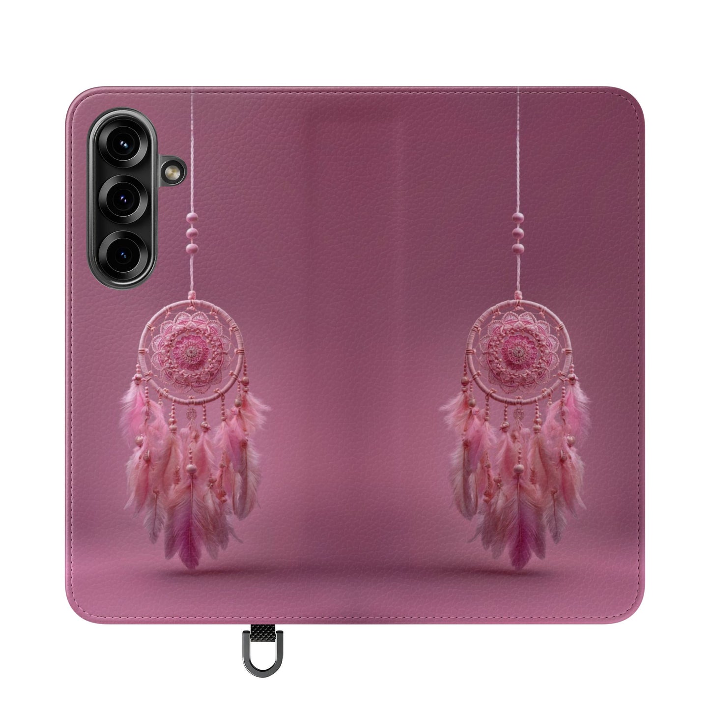 Pink Lace Dreamcatcher - Wallet Flip Case