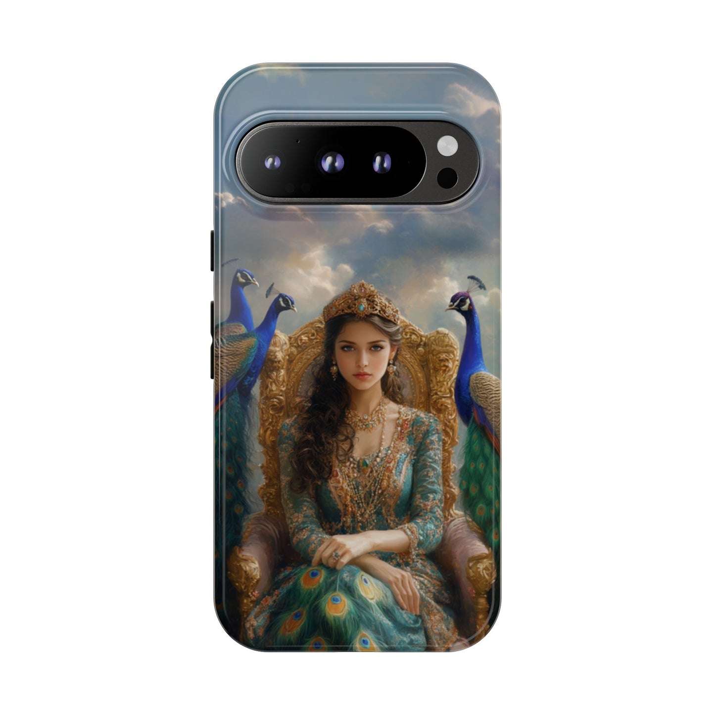 Hera Peacock Empress Golden Throne - Tough Google Pixel Case