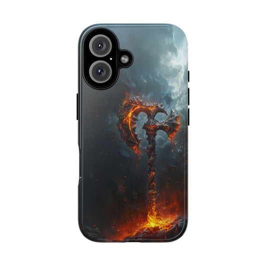 Molten War Axe - Tough iPhone Case