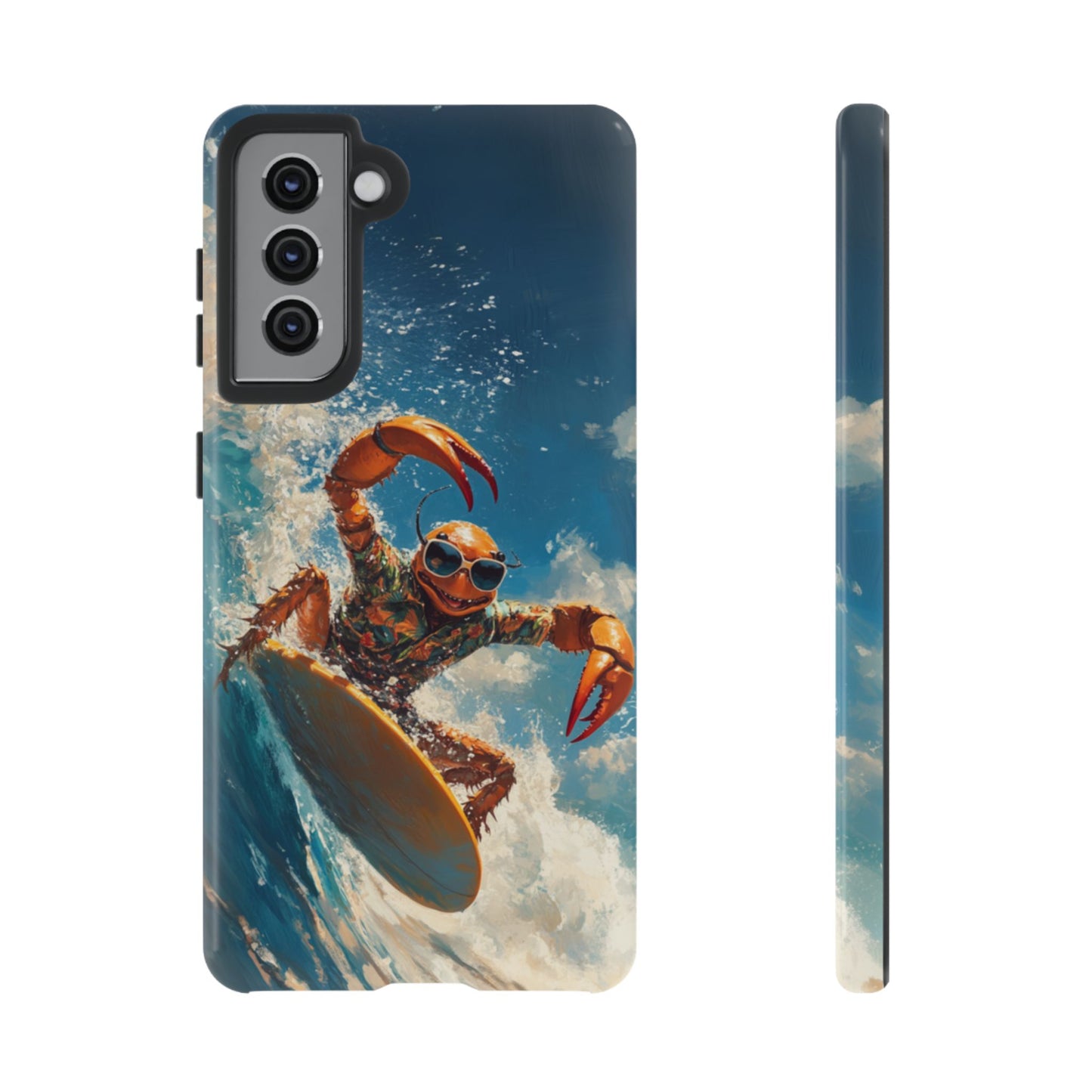 Surfing Crab - Tough Samsung Galaxy Case