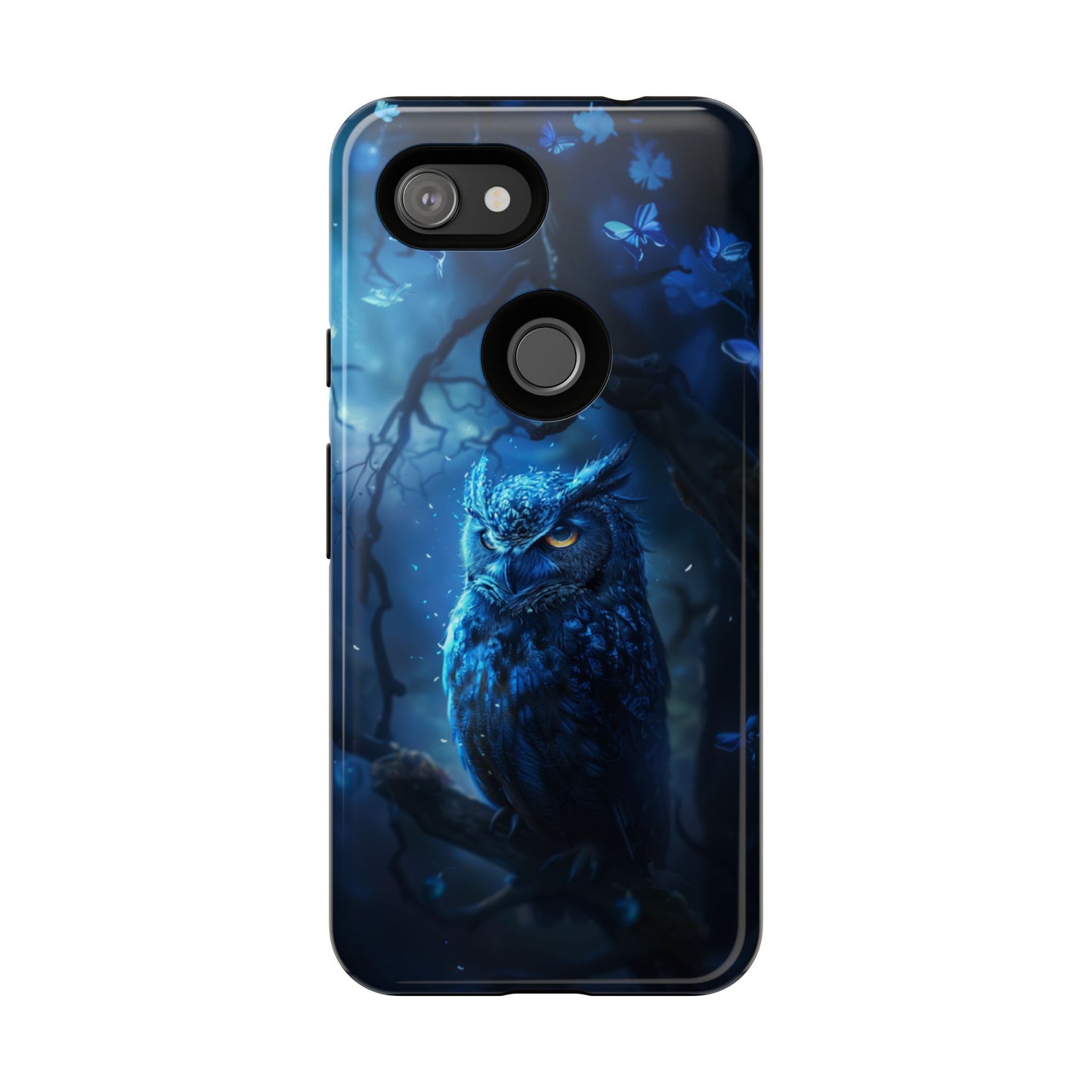Azure Nocturne Owl – Tough Google Pixel Case