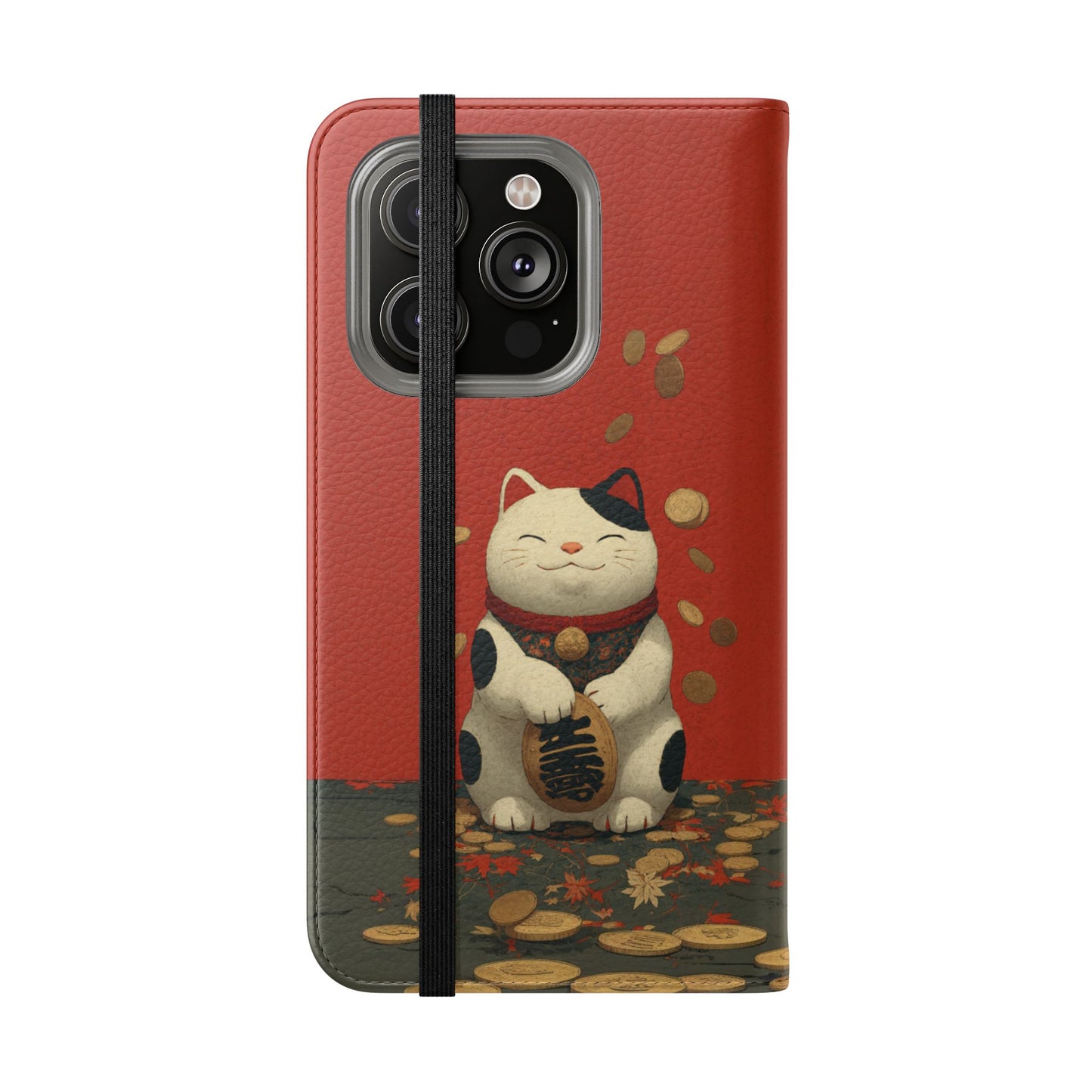 Lucky Cat - Wallet Flip Case