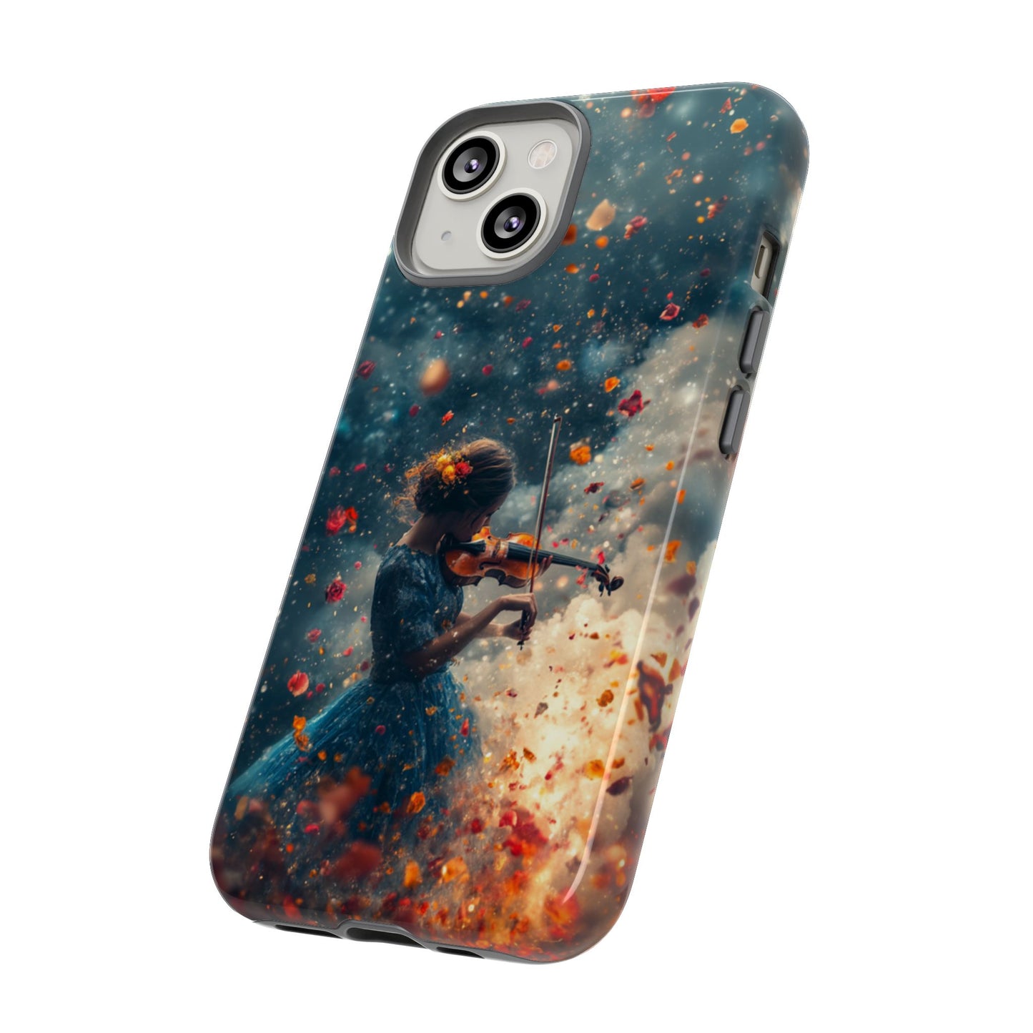 Petal Breeze Violinist Phone Case - iPhone, Google Pixel, Samsung Galaxy