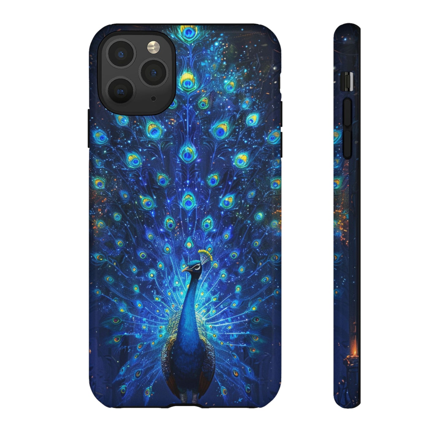 Starlit Peacock Majesty – Tough iPhone Case