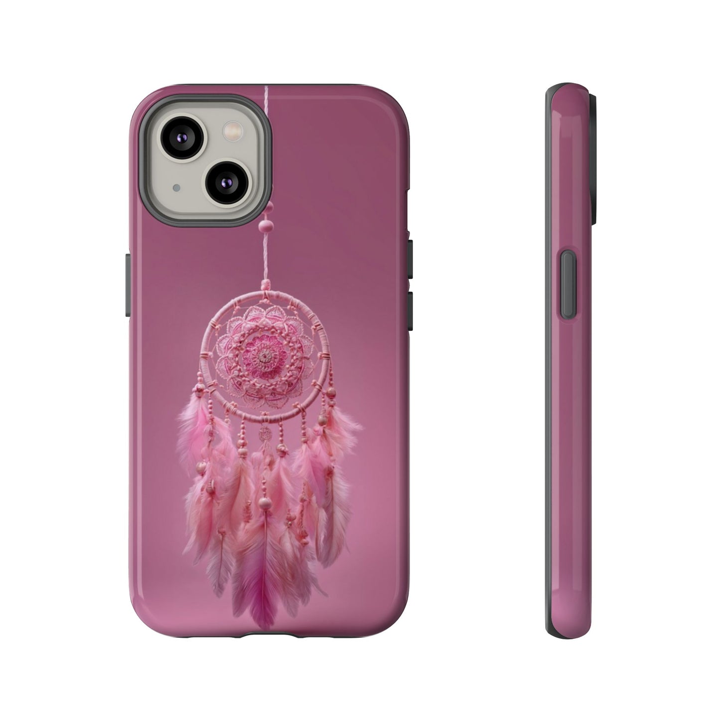Pink Lace Dreamcatcher - Tough iPhone Case