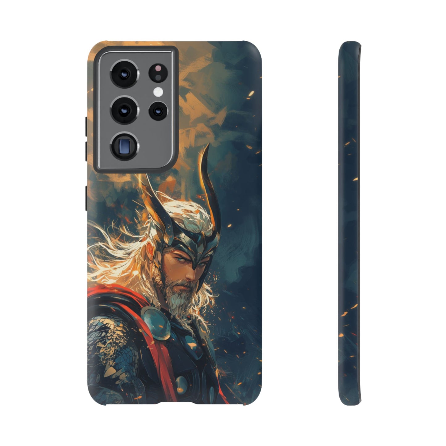 Storm-Bringer: Epic Thor Anime-Style Phone Case - iPhone, Google Pixel, Samsung