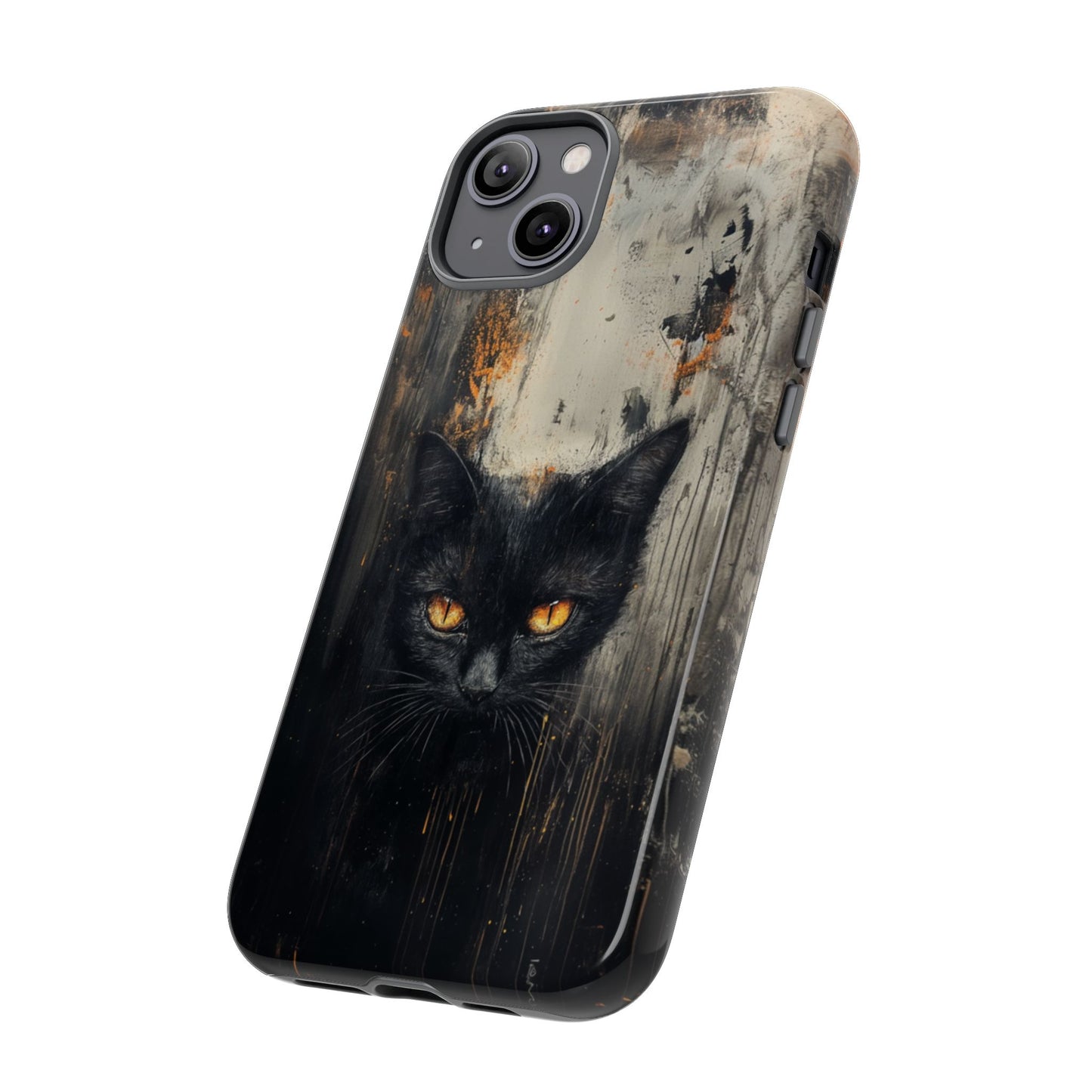 Enigmatic Black Cat Phone Case - iPhone, Google Pixel, Samsung Galaxy