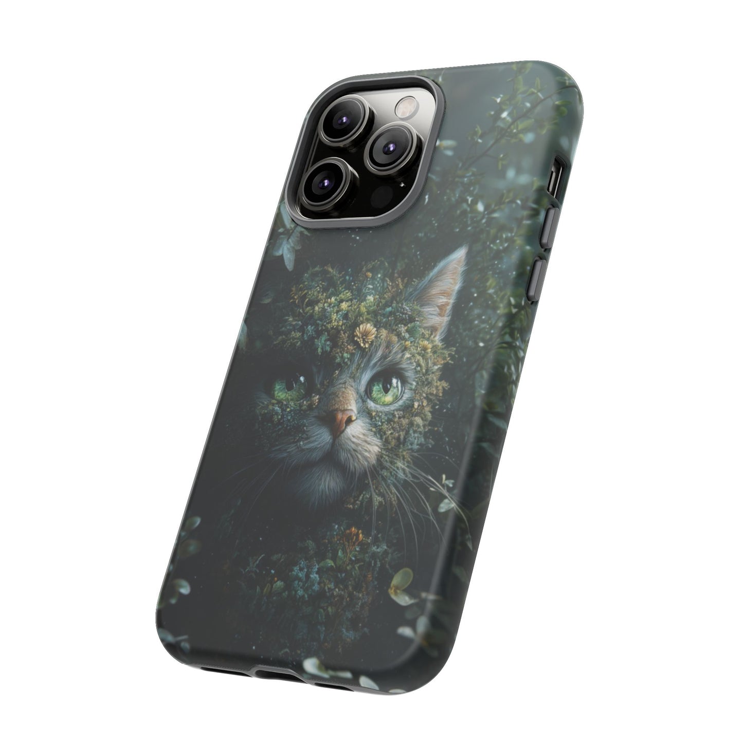 Forest Fantasy Cat Phone Case – iPhone, Google Pixel, Samsung Galaxy