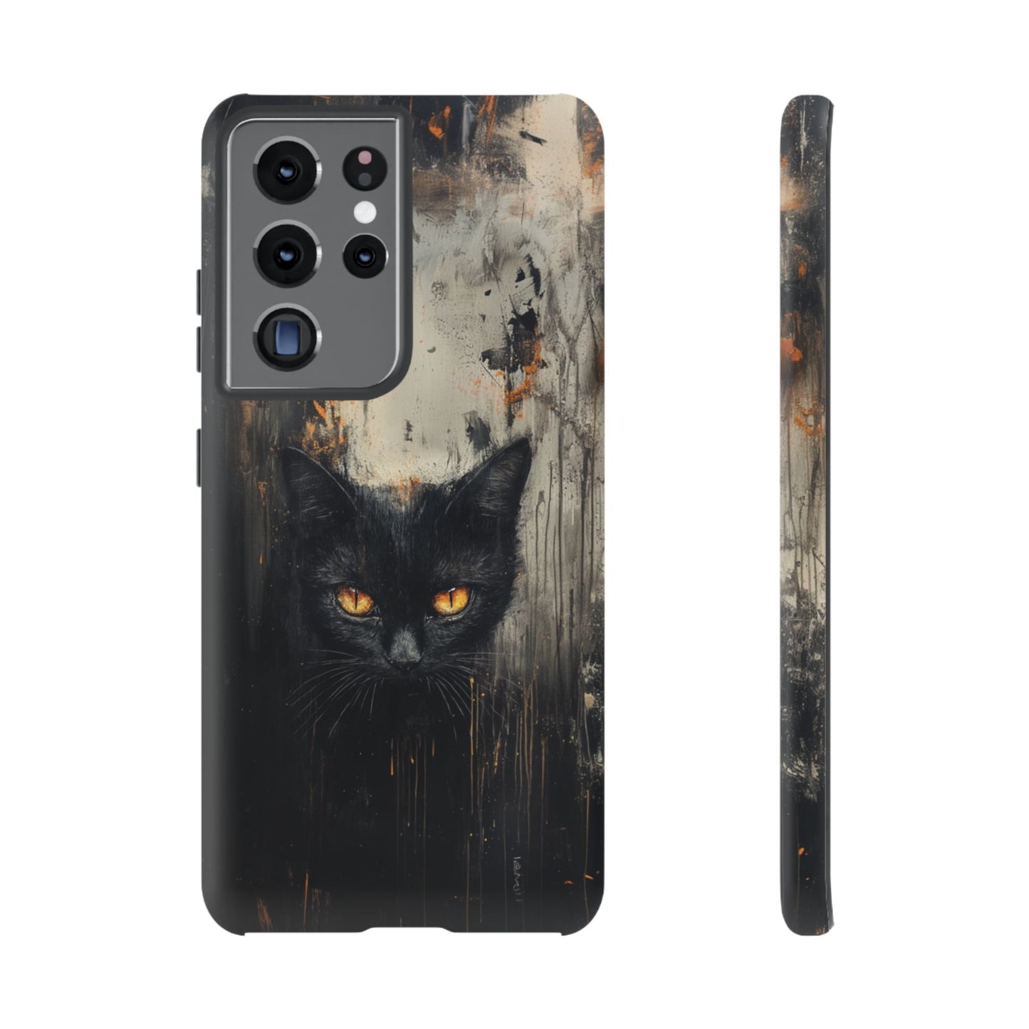 Enigmatic Black Cat Phone Case - iPhone, Google Pixel, Samsung Galaxy