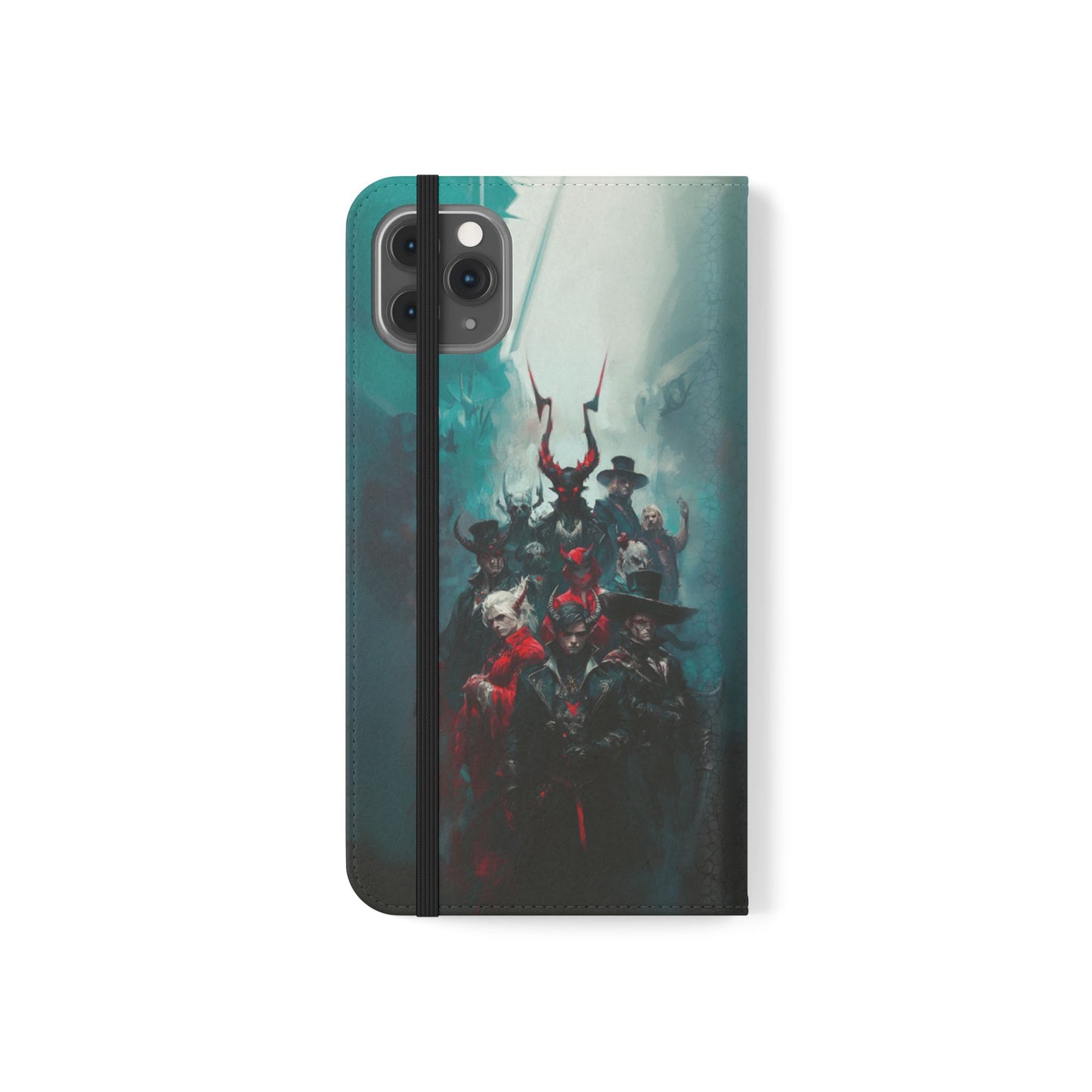 Dark Fantasy Demon Hunters - Wallet Flip Case