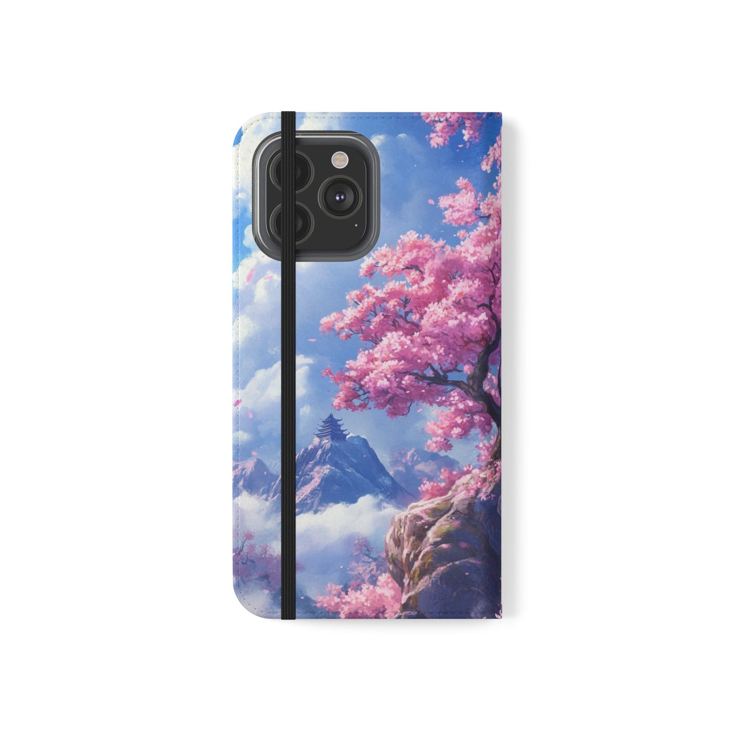 Sakura Sky Temple - Wallet Flip Case