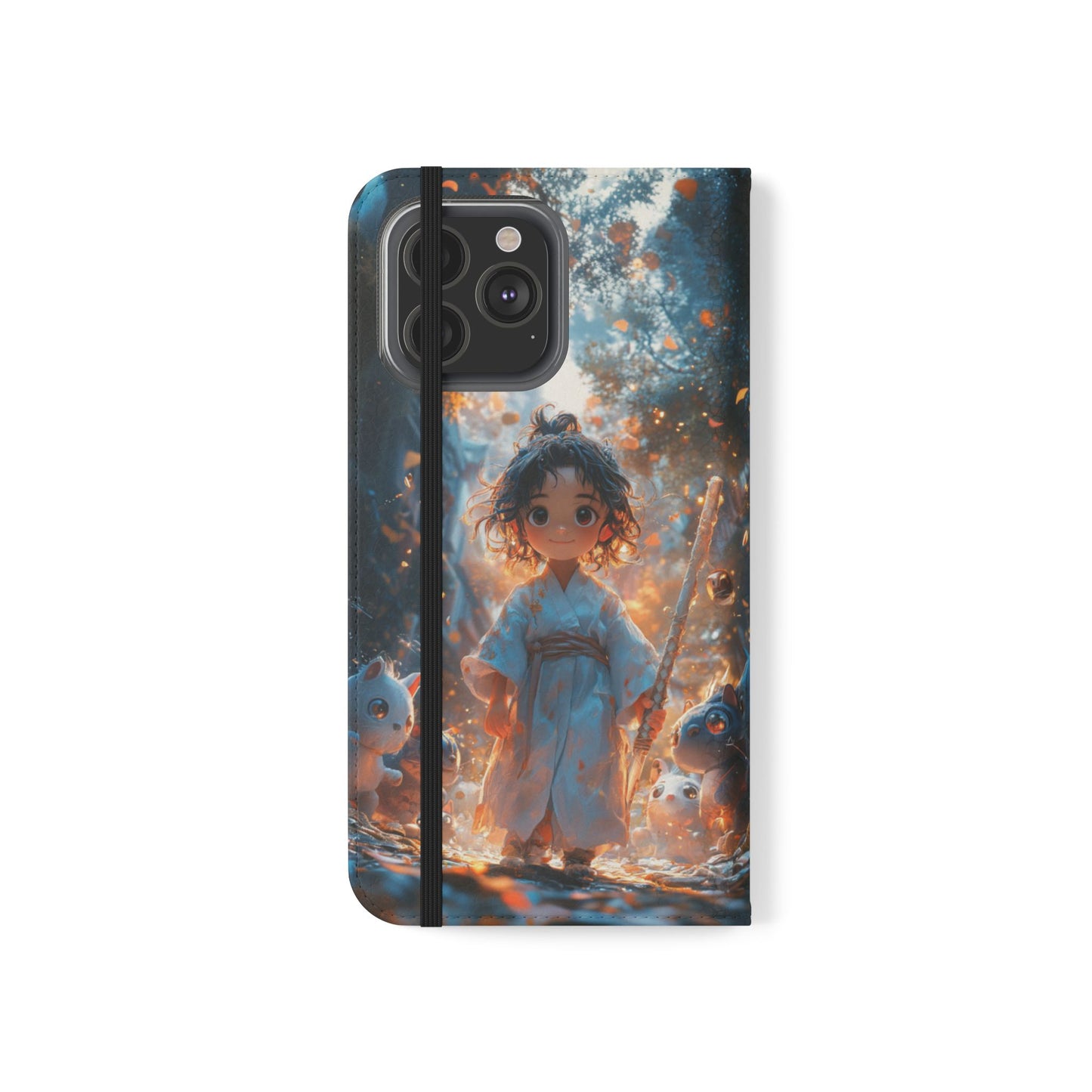 Forest Spirit Child - Wallet Flip Case
