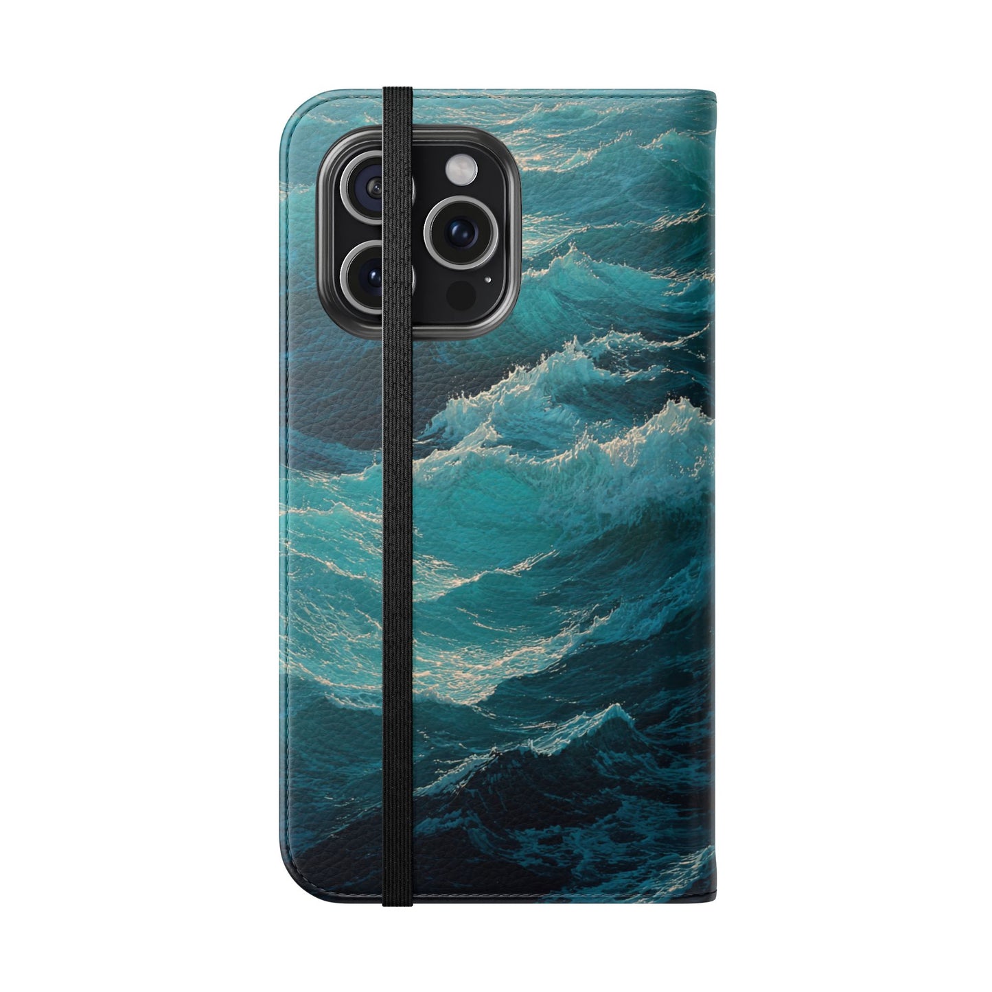 Ocean Waves - Wallet Flip Case