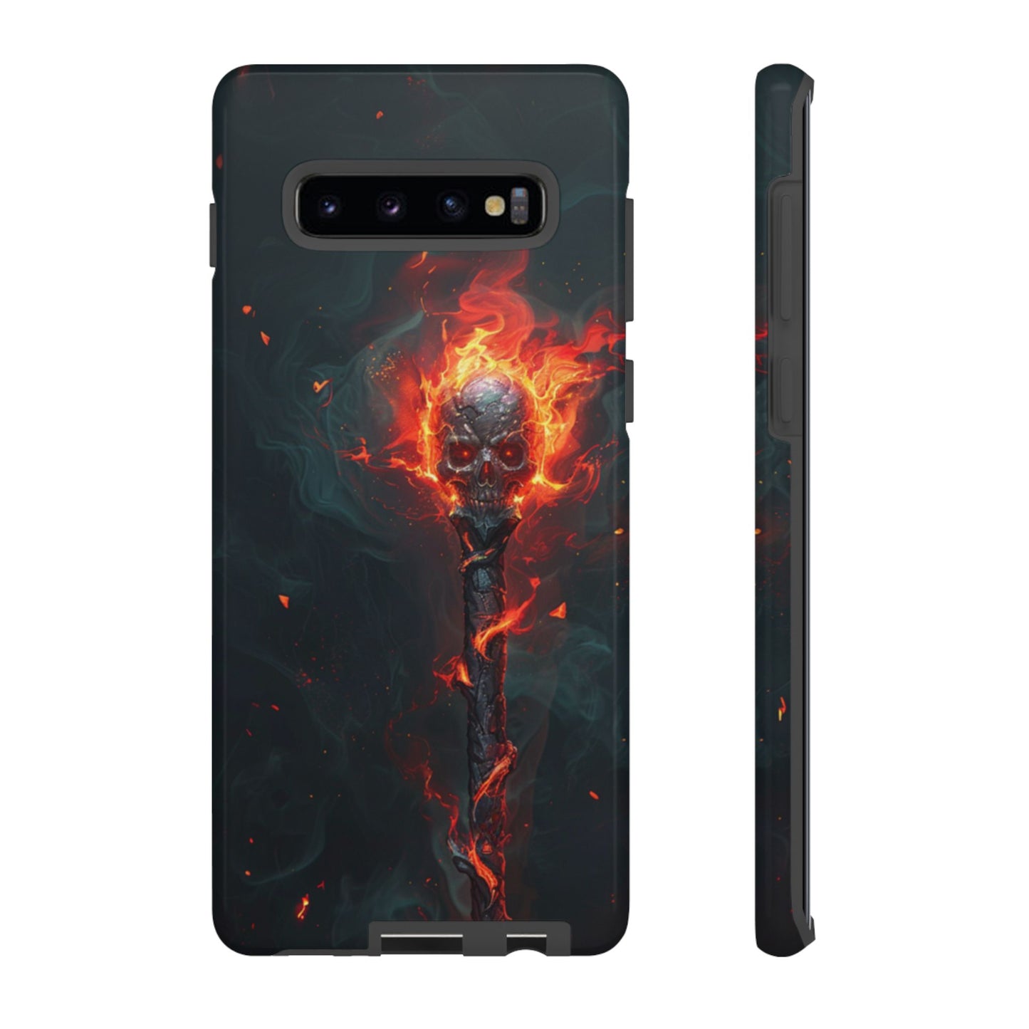 Inferno Skull Staff - Tough Samsung Galaxy Case