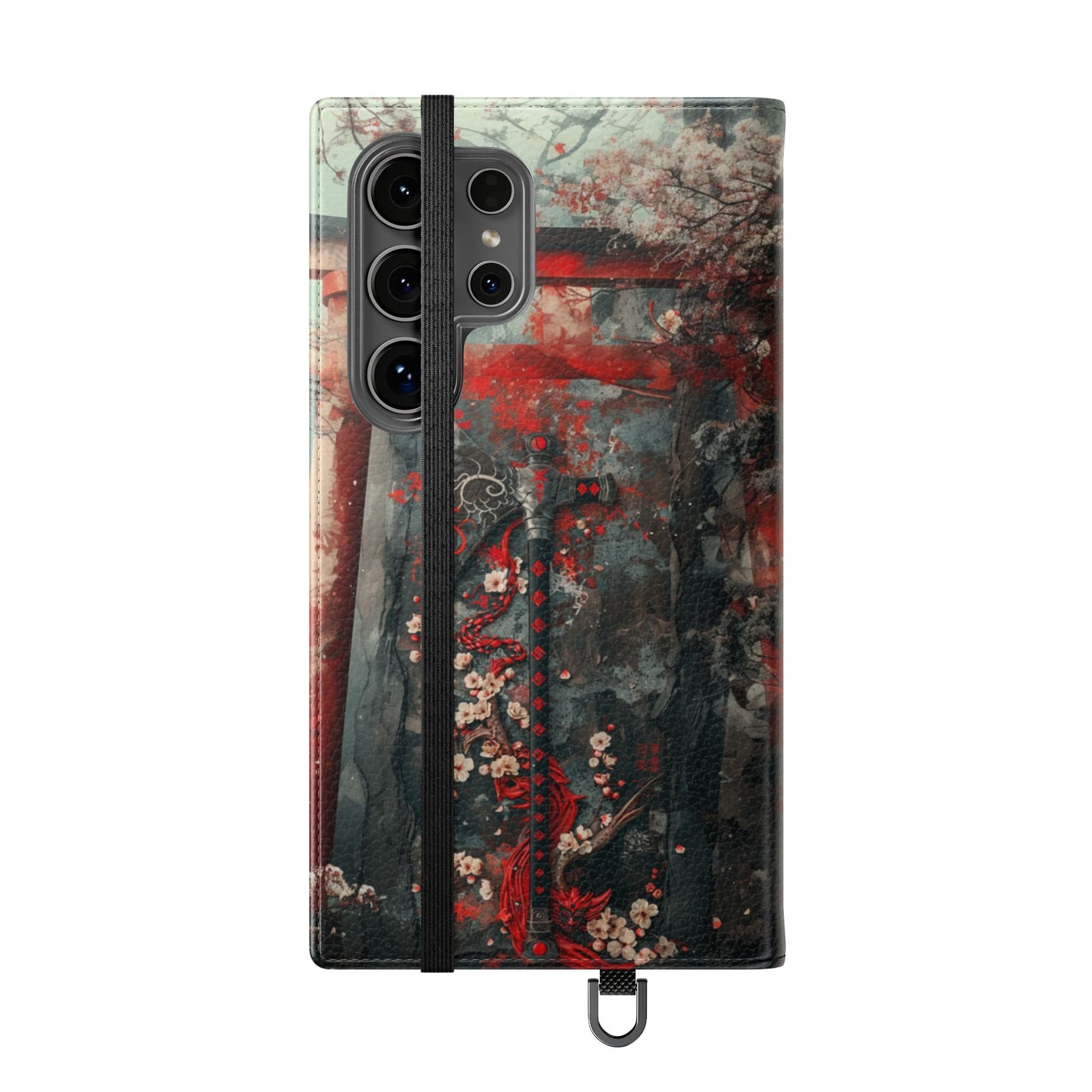 Sakura Warrior Axe - Wallet Flip Case