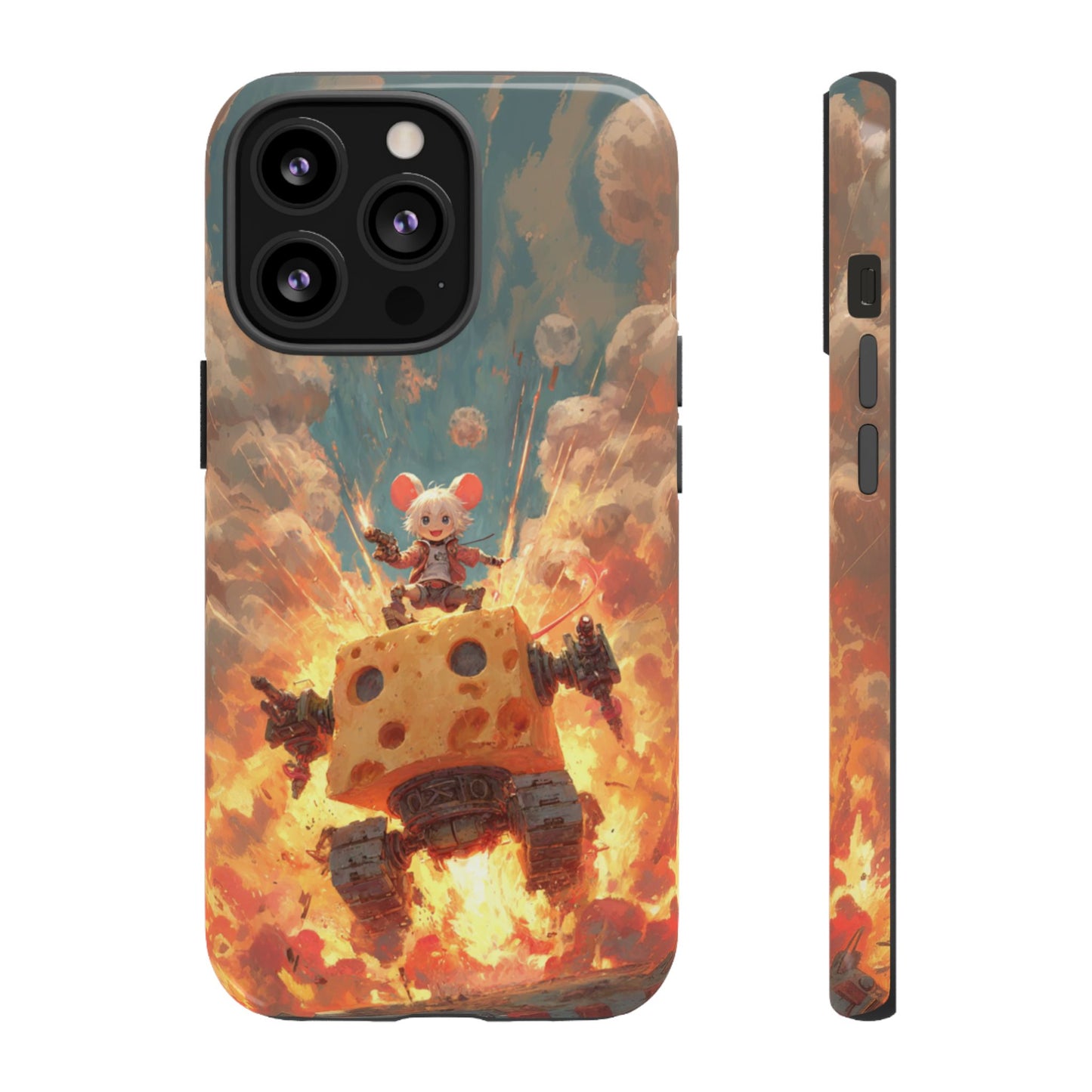 Battle Tank Mouse - Tough iPhone Case