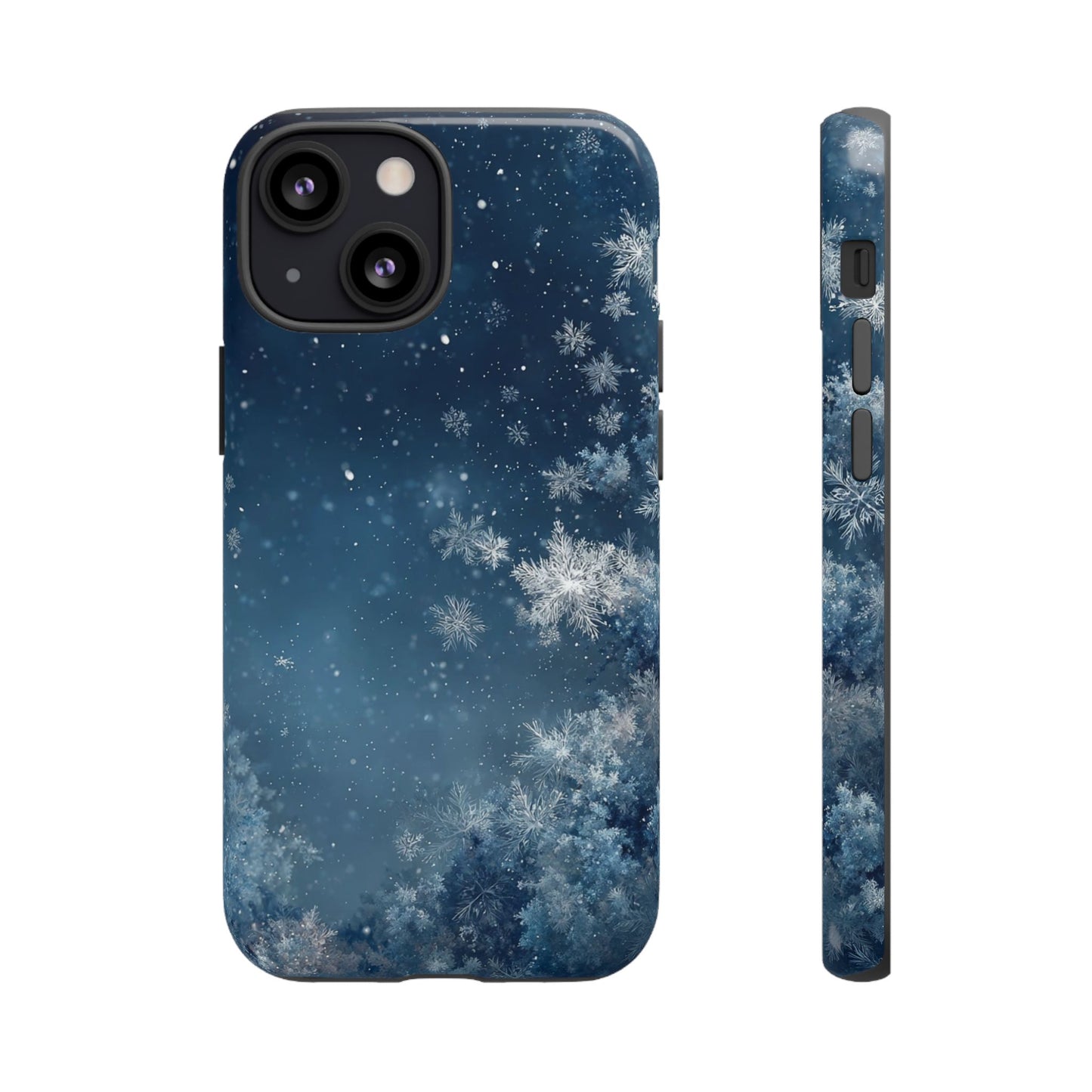 Winter Snowflakes - Tough iPhone Case