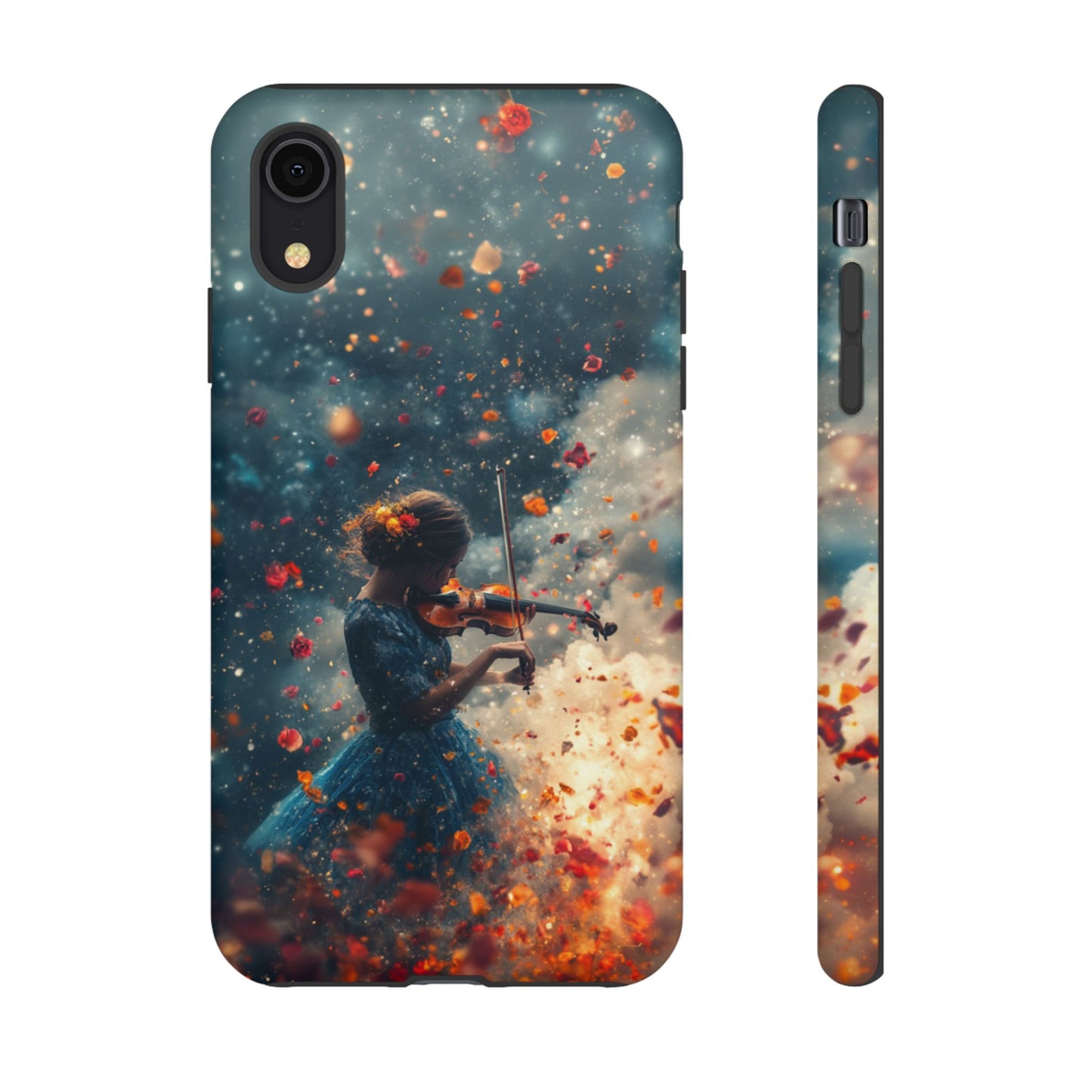 Petal Breeze Violinist Phone Case - iPhone, Google Pixel, Samsung Galaxy