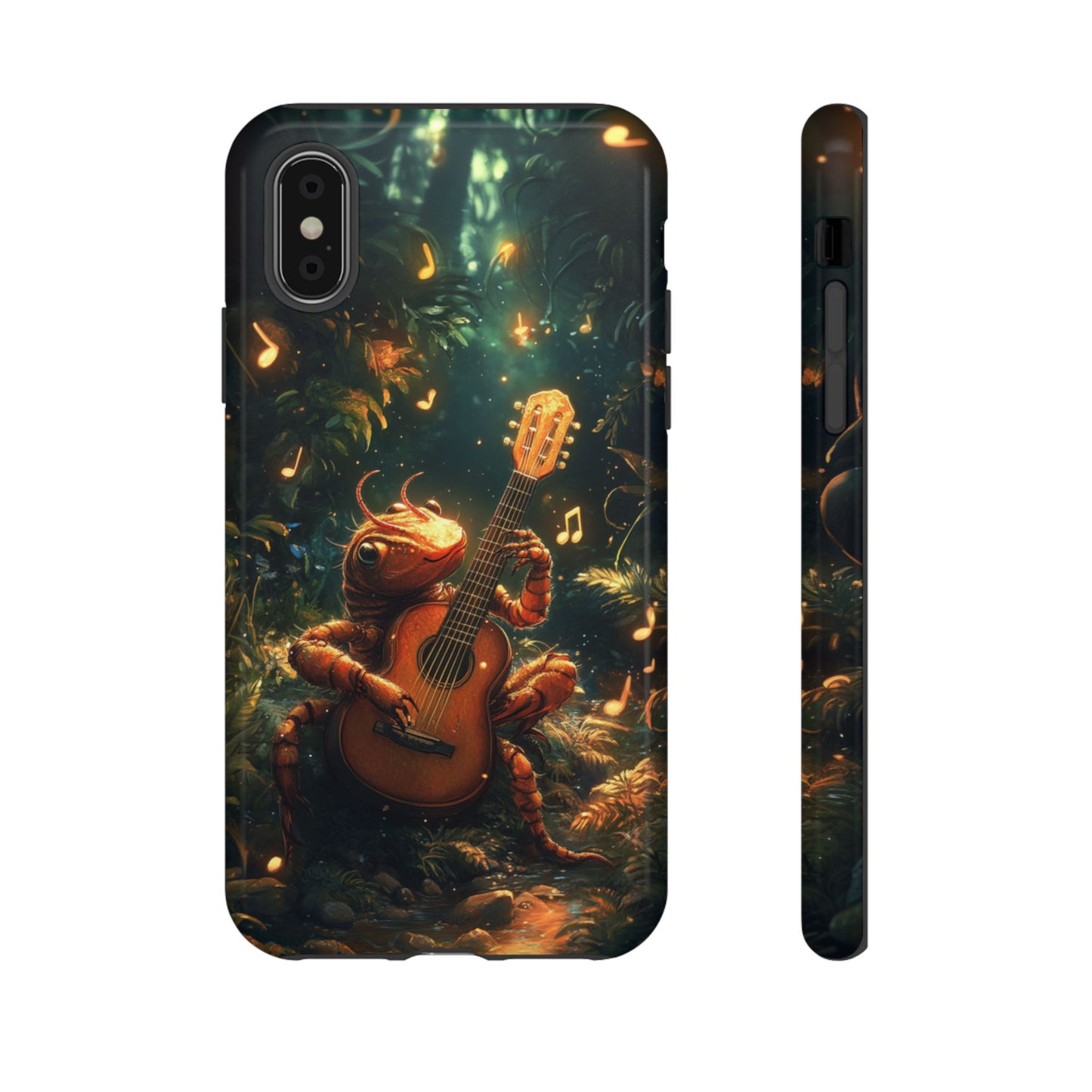 Serenade Forest Guitarist - Tough iPhone Case