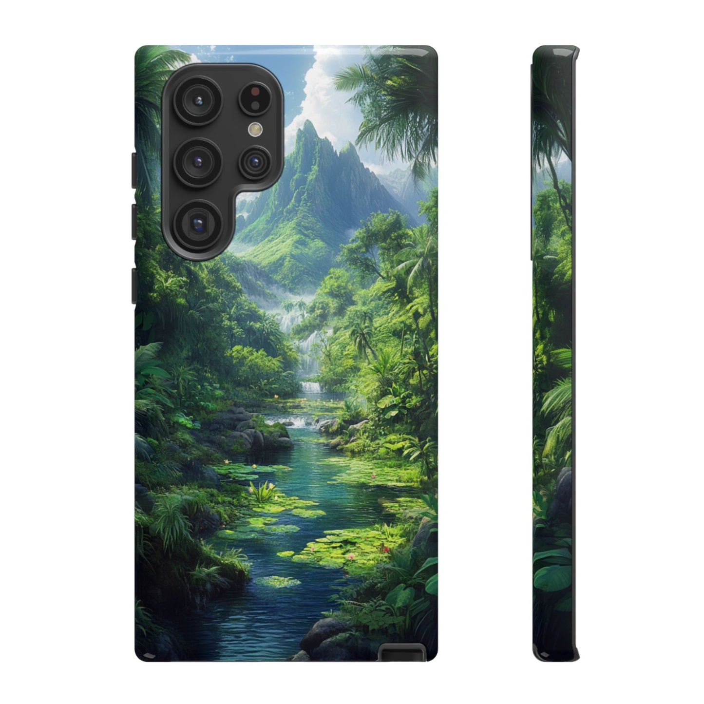 Verdant Jungle Cascade – Tough Samsung Galaxy Case