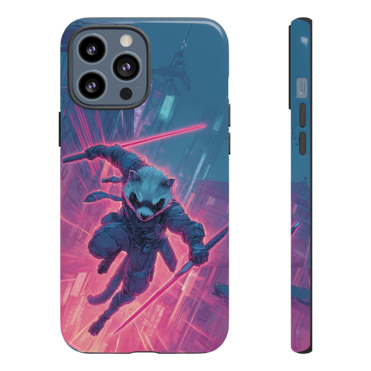 Cyberpunk Ferret - Tough iPhone Case