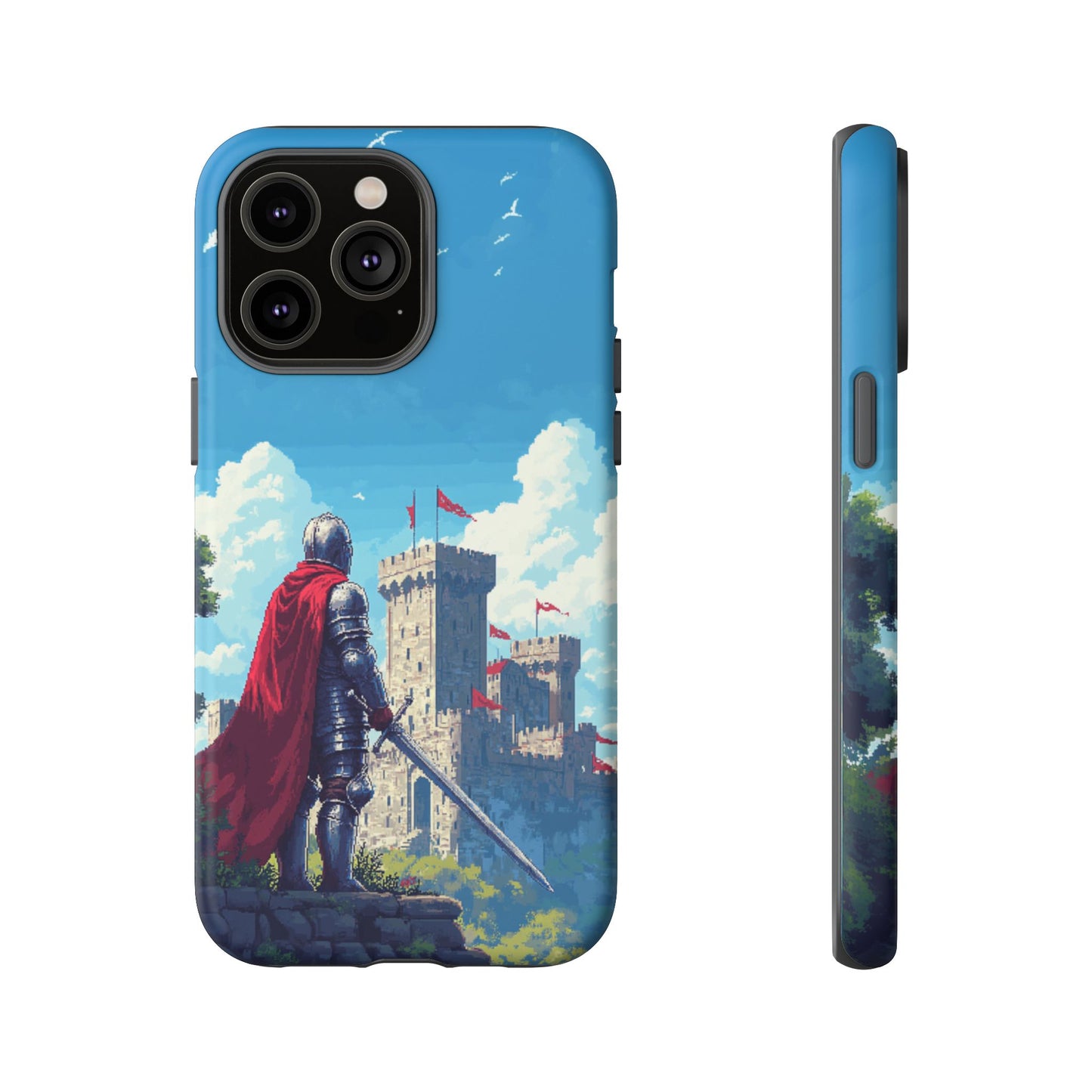 Pixel Knight Adventure Phone Case - iPhone, Google Pixel, Samsung Galaxy