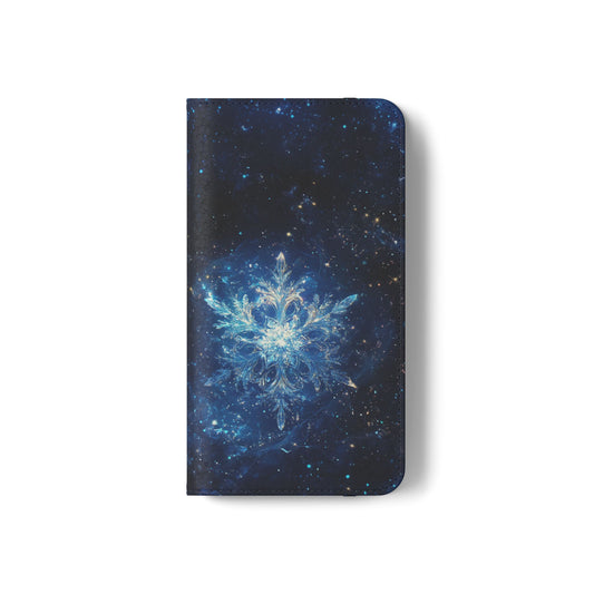 Cosmic Snowflake - Wallet Flip Case