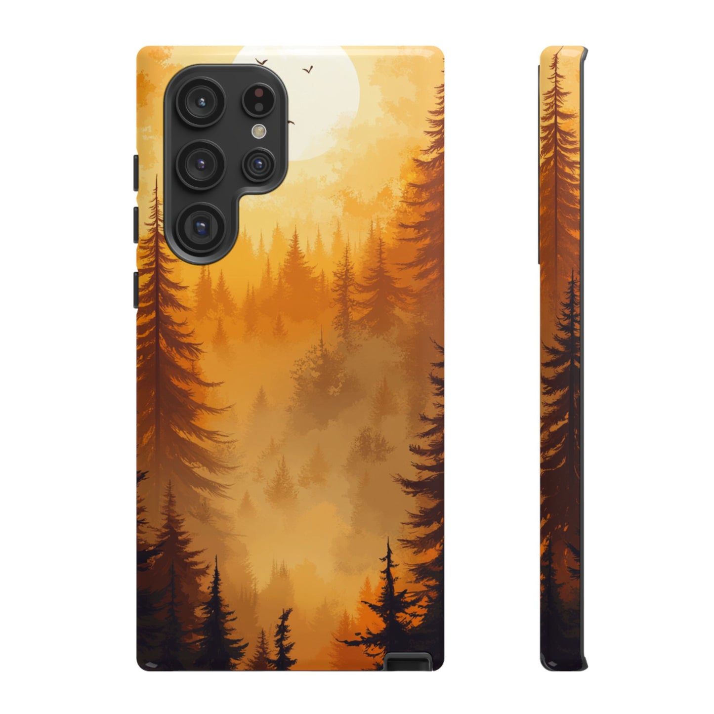 Golden Forest Silhouette – Tough Samsung Galaxy Case