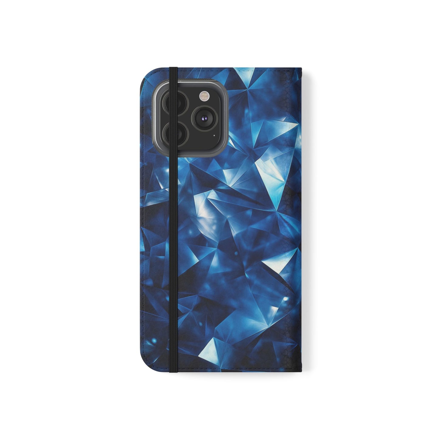 Sapphire Crystal Shards - Wallet Flip Case