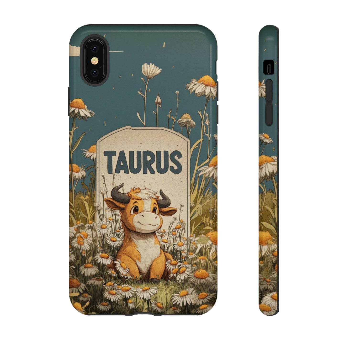 Taurus Cute Calf - Tough iPhone Case