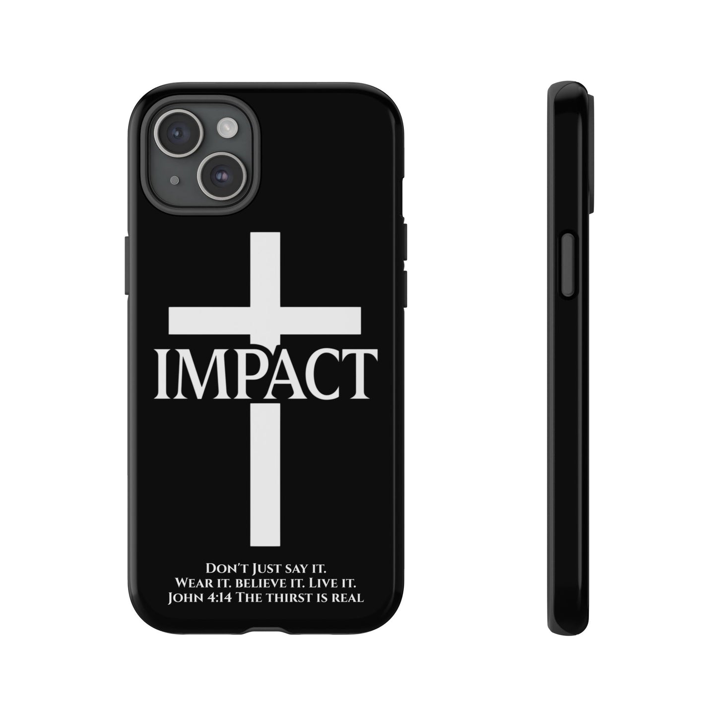 Impact Black/White - Tough iPhone Case
