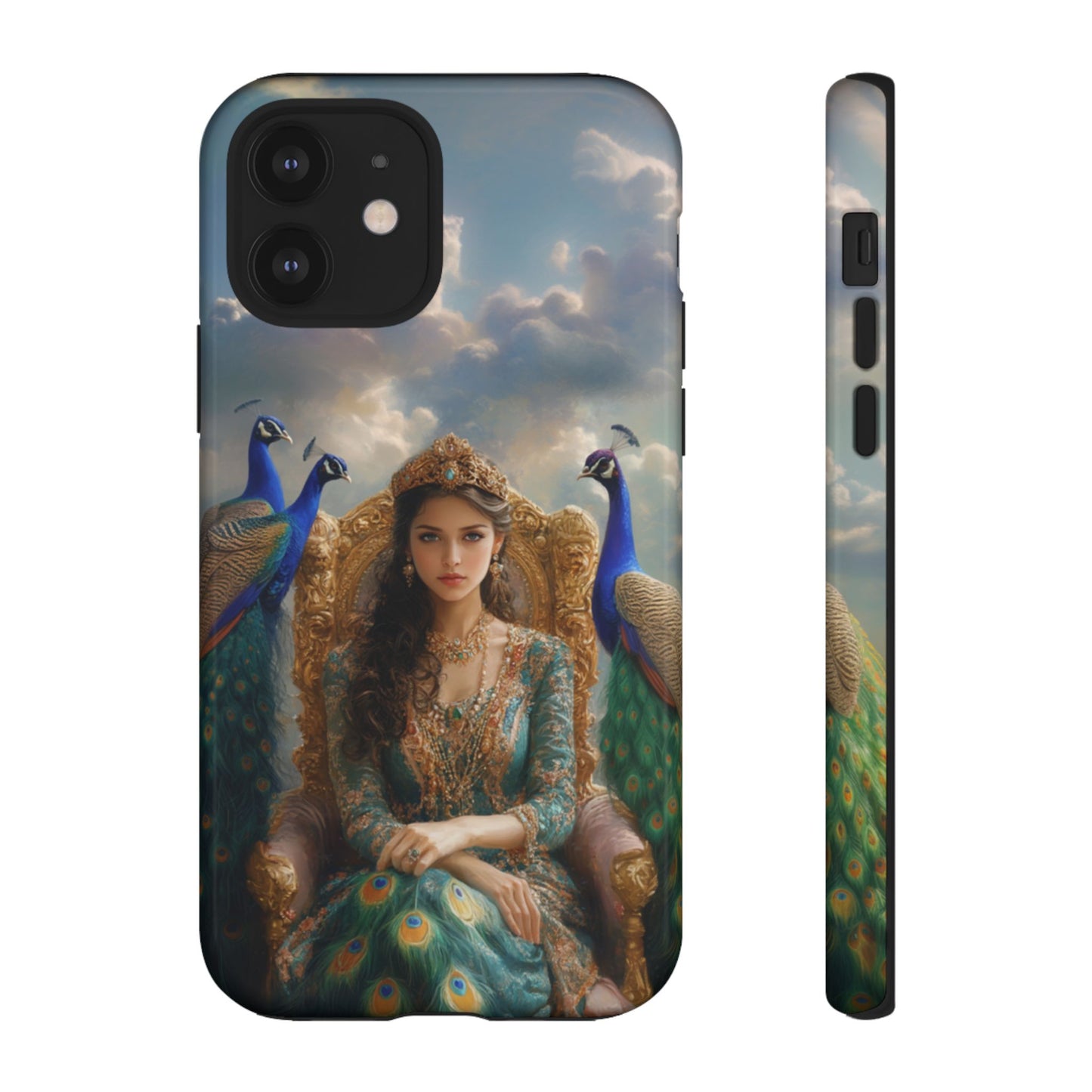 Hera Peacock Empress Golden Throne - Tough iPhone Case
