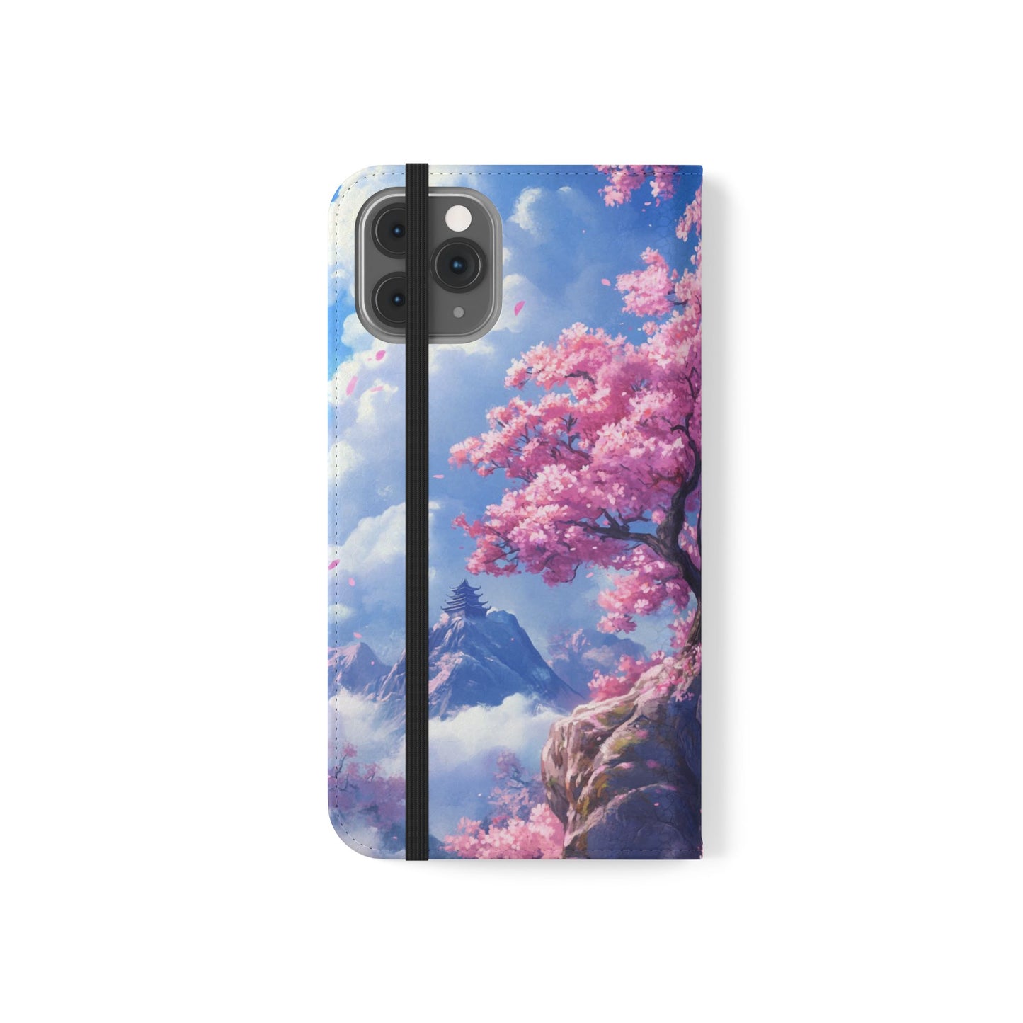 Sakura Sky Temple - Wallet Flip Case