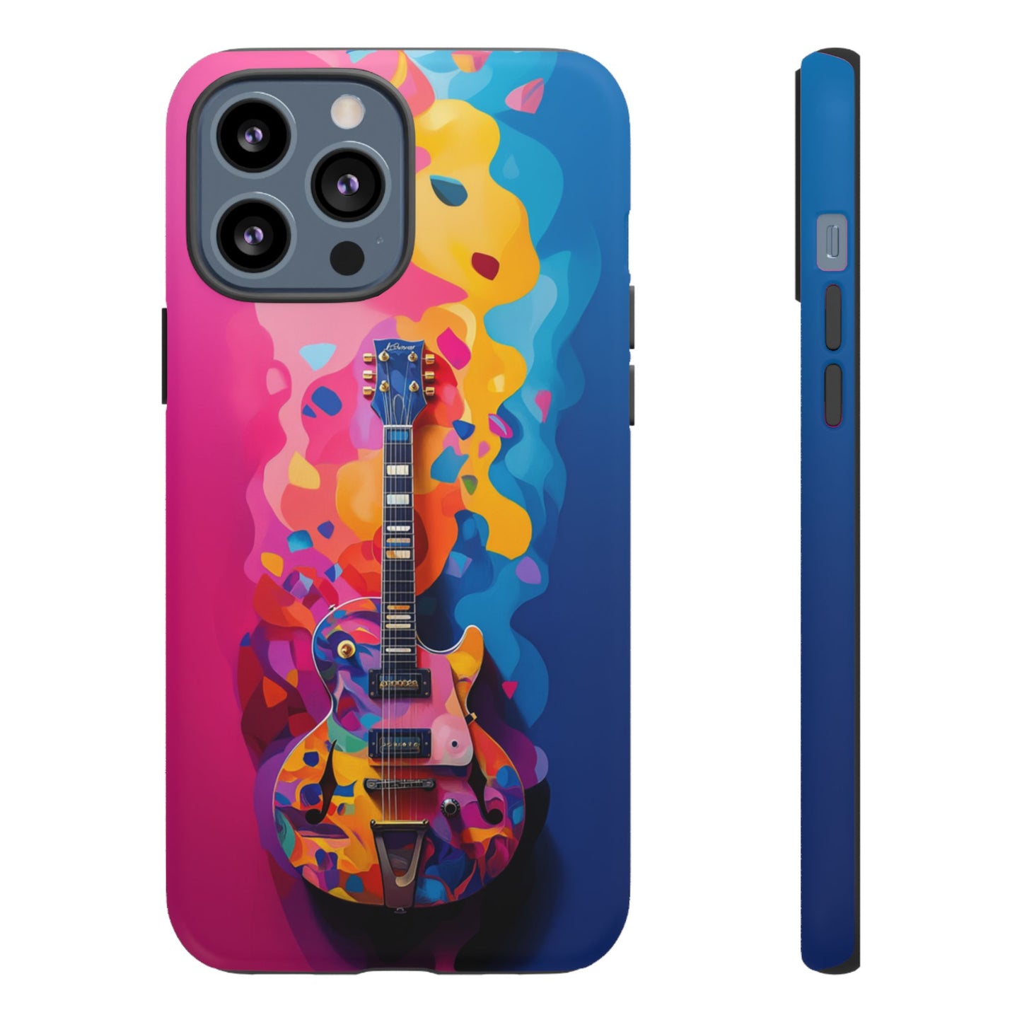 Vibrant Abstract Guitar Phone Case - iPhone, Google Pixel, Samsung Galaxy